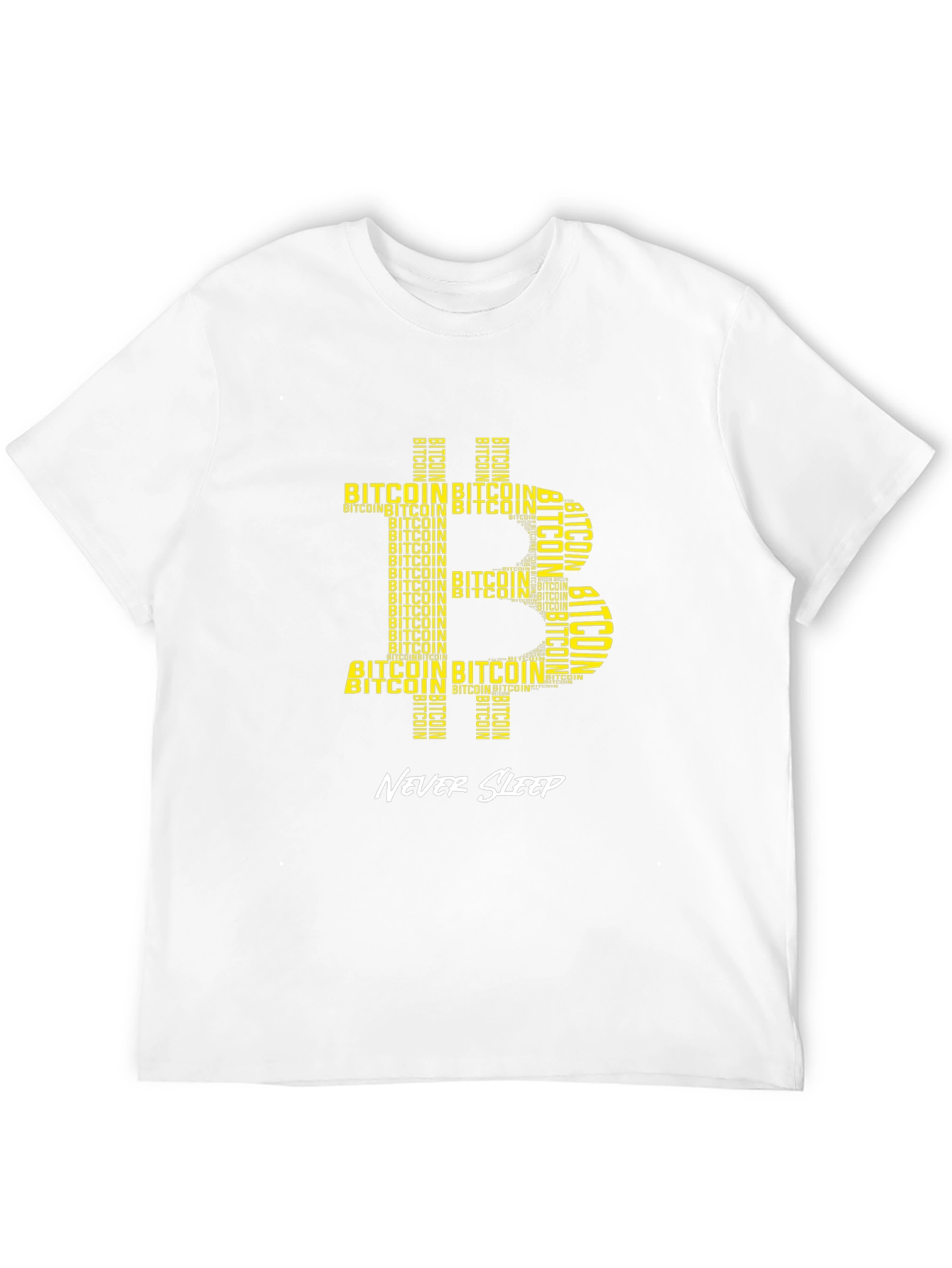 Bitcoin Crypto T-Shirt - Never Sleep