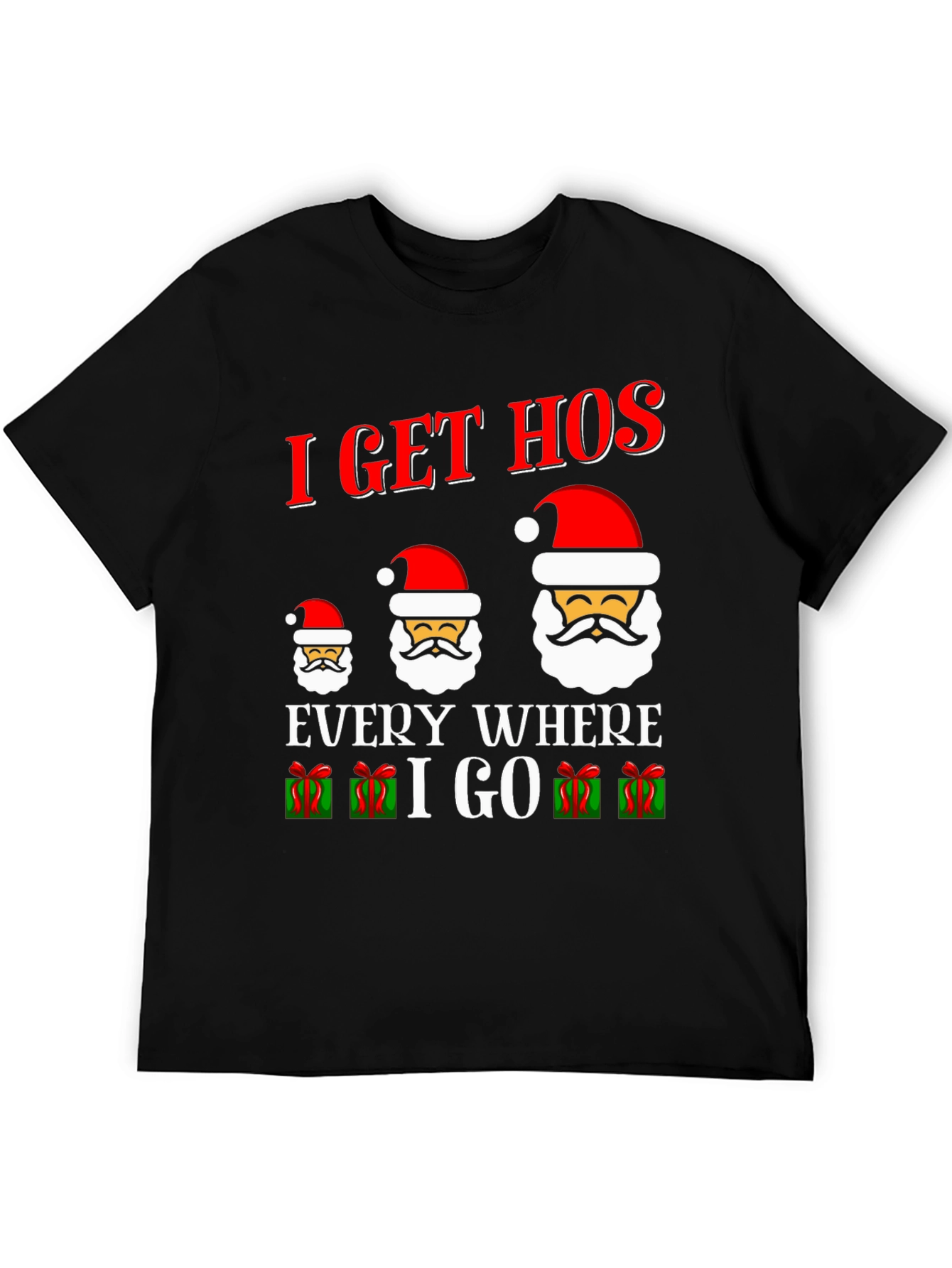 I Get Hos Santa Graphic Tee