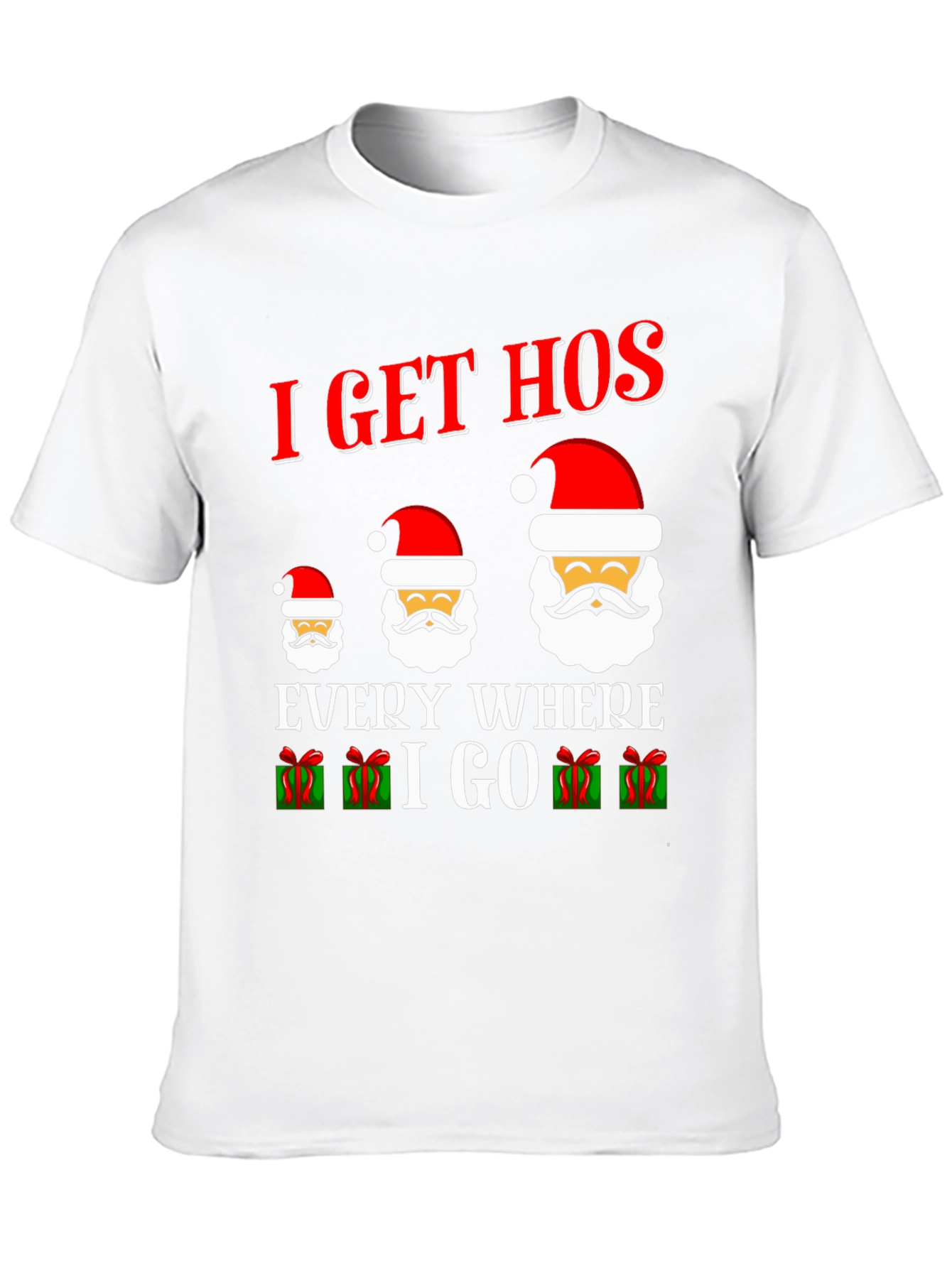 I Get Hos Santa Graphic Tee