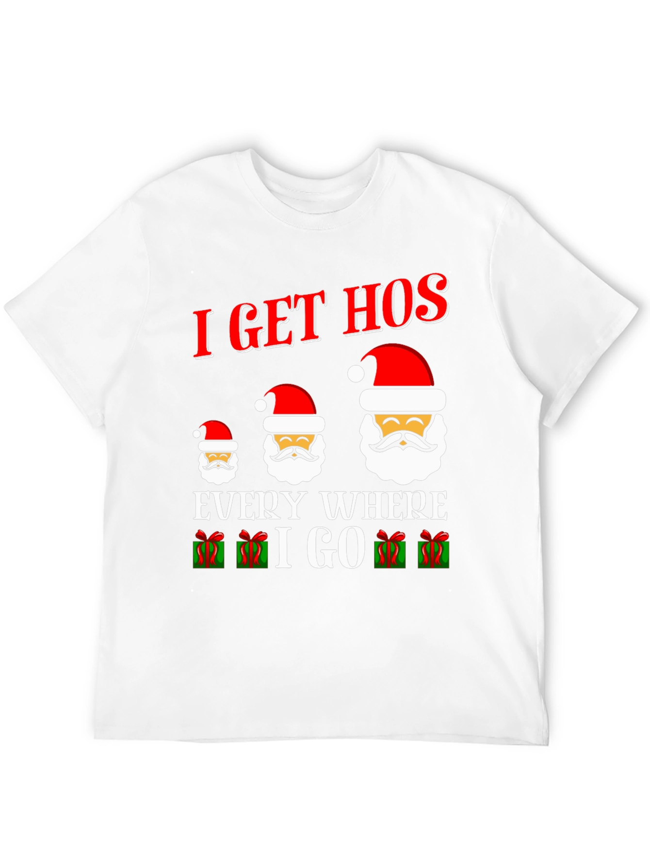 I Get Hos Santa Graphic Tee
