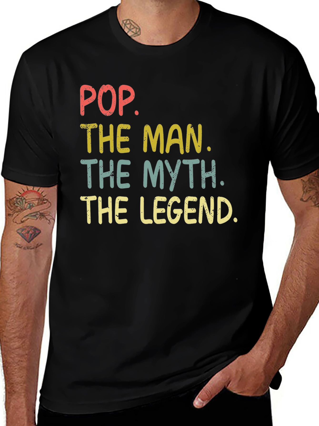 Pop The Man The Myth The Legend Graphic Tee