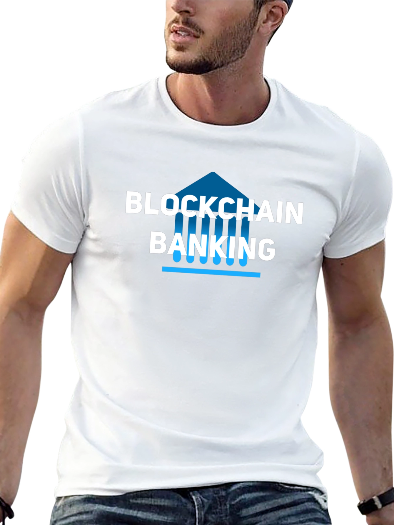 Blockchain Banking Graphic T-Shirt