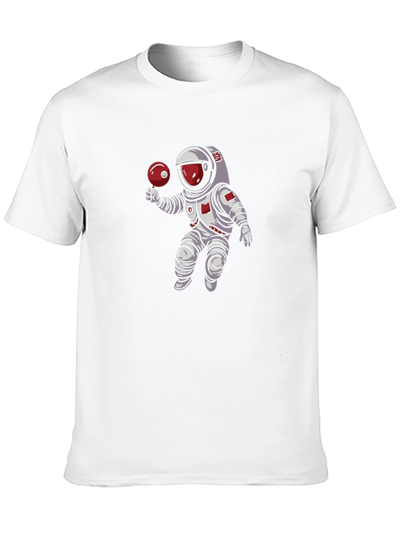 Astronaut Pong Black T-Shirt