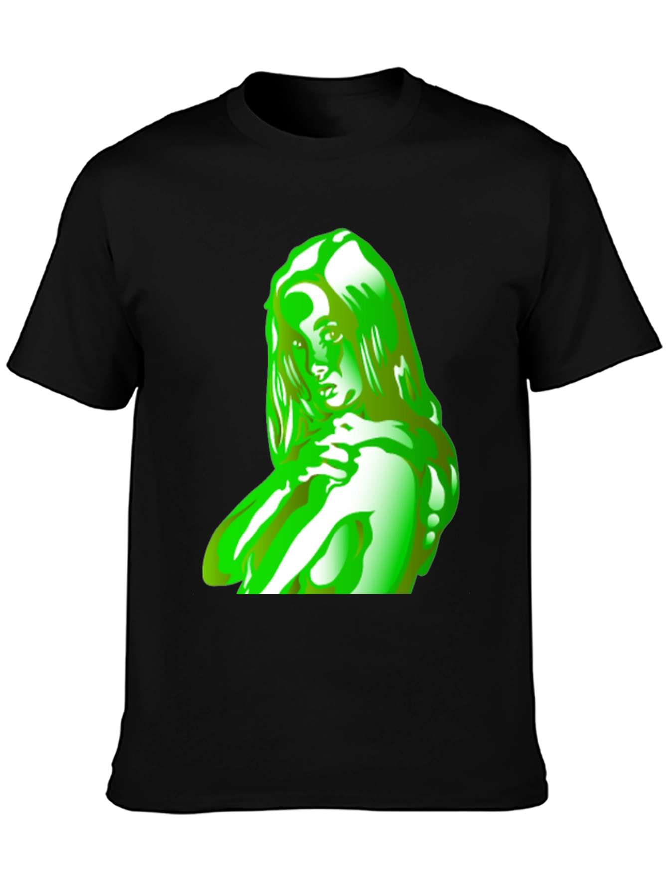 Green Silhouette Graphic Tee