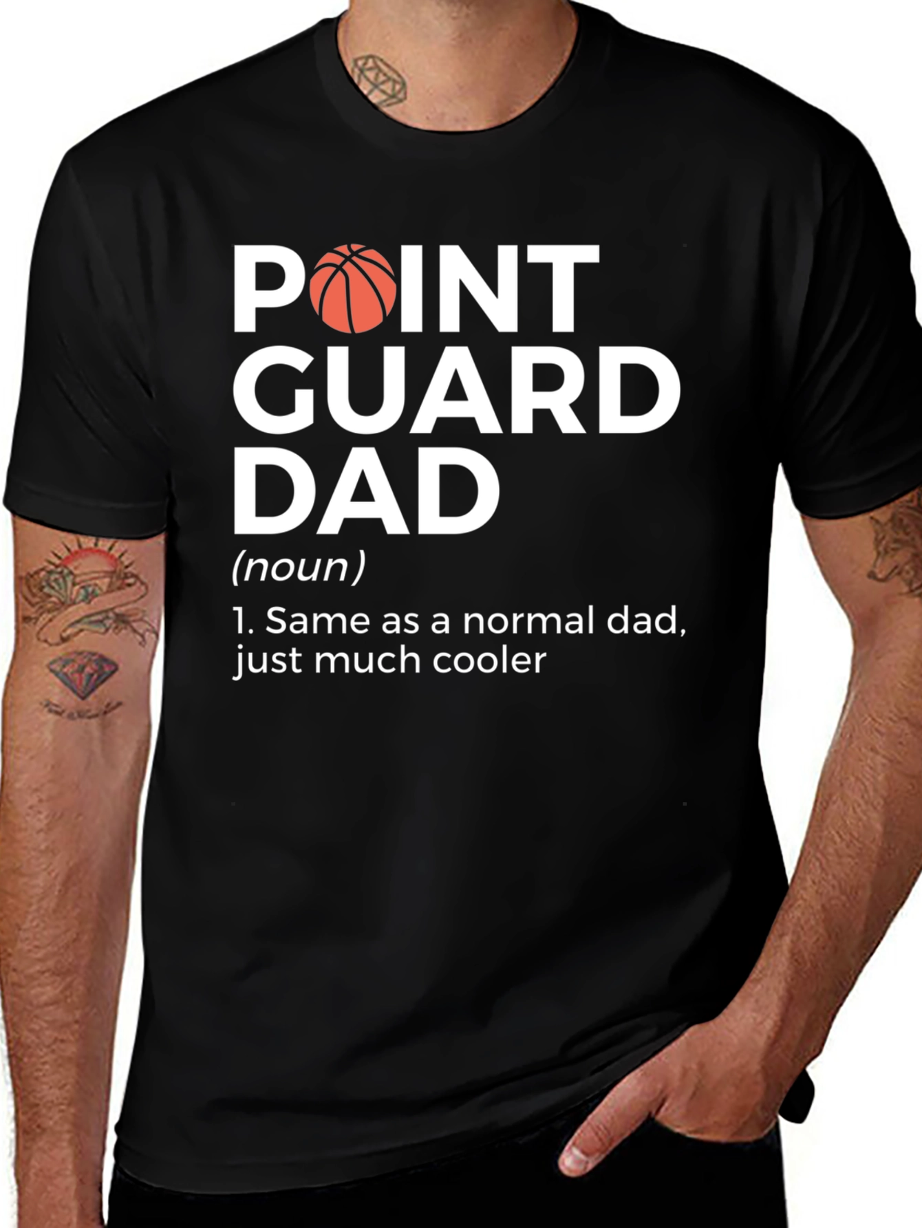 Point Guard Dad T-Shirt - Basketball Lover Gift
