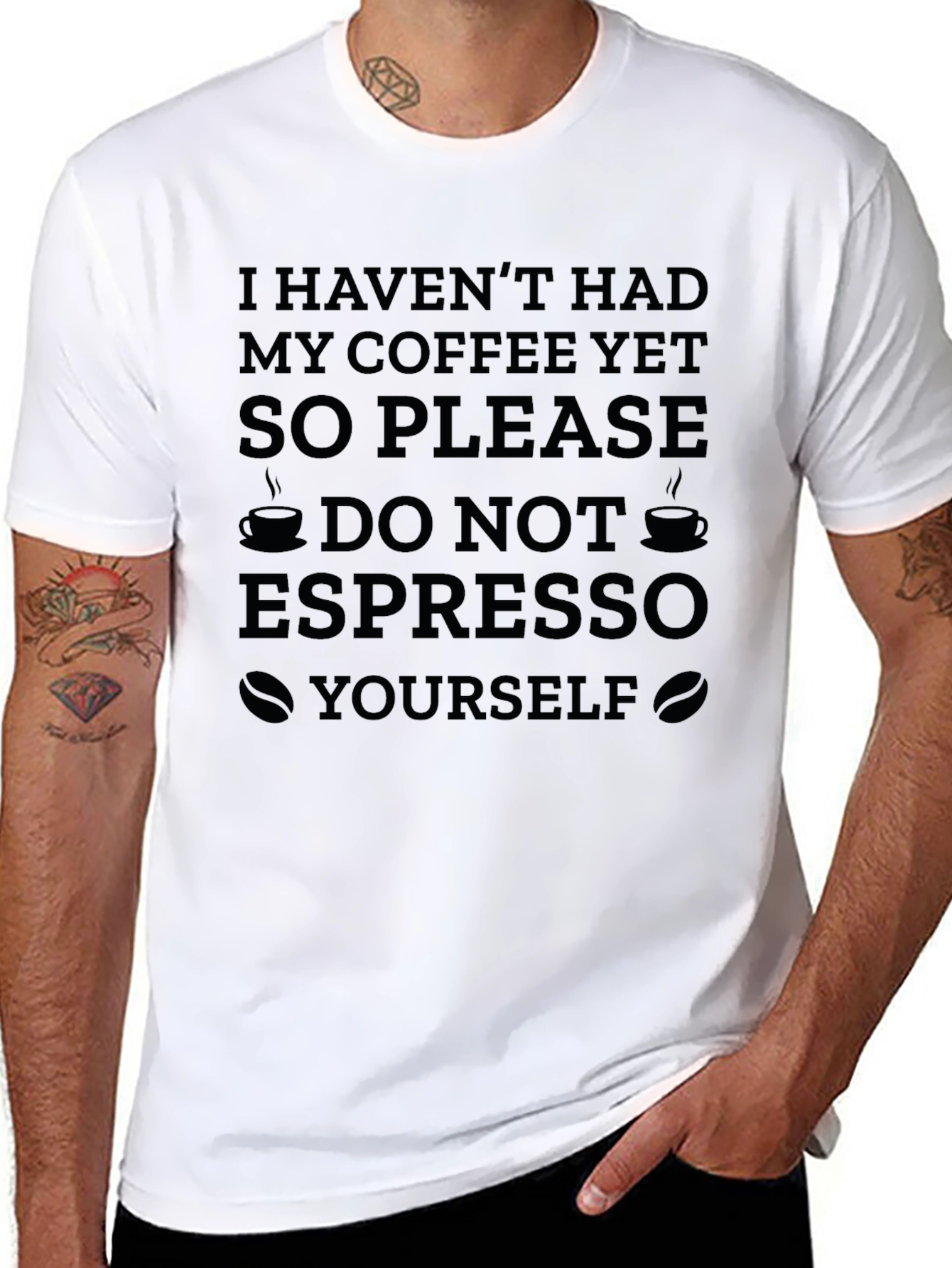 Coffee Lover T-Shirt: Espresso Yourself Humor Tee