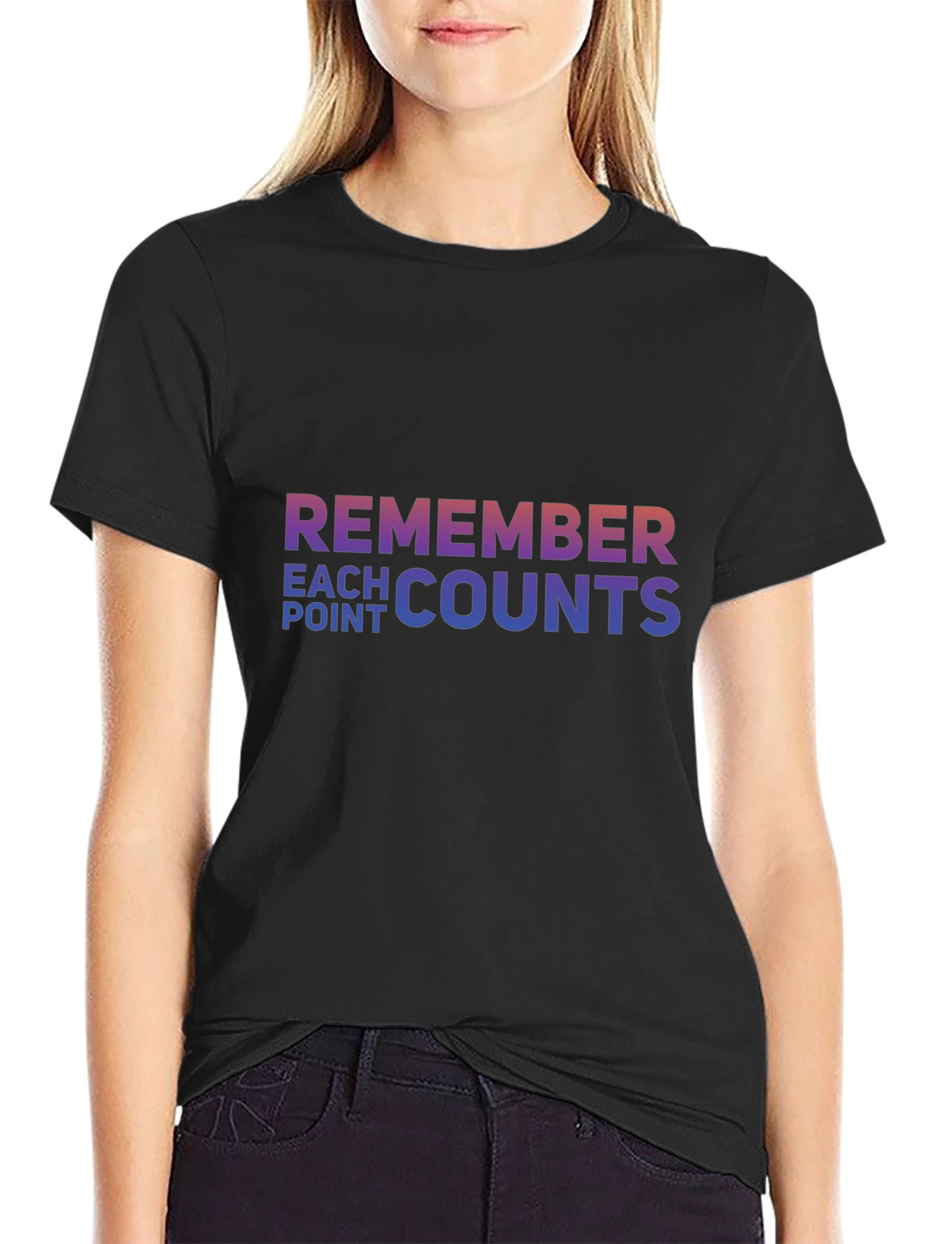 Remember Each Point Counts Graphic T-Shirt