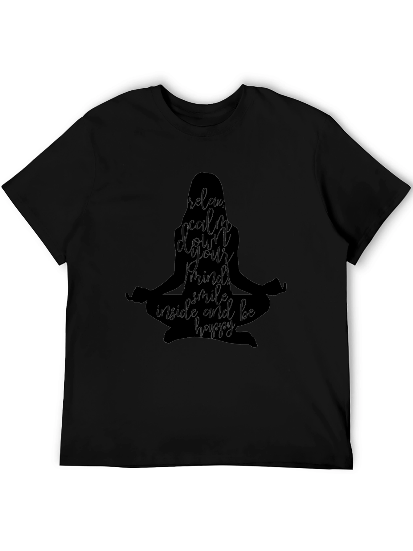 Relax Mind Graphic T-Shirt - Yoga Meditation Tee
