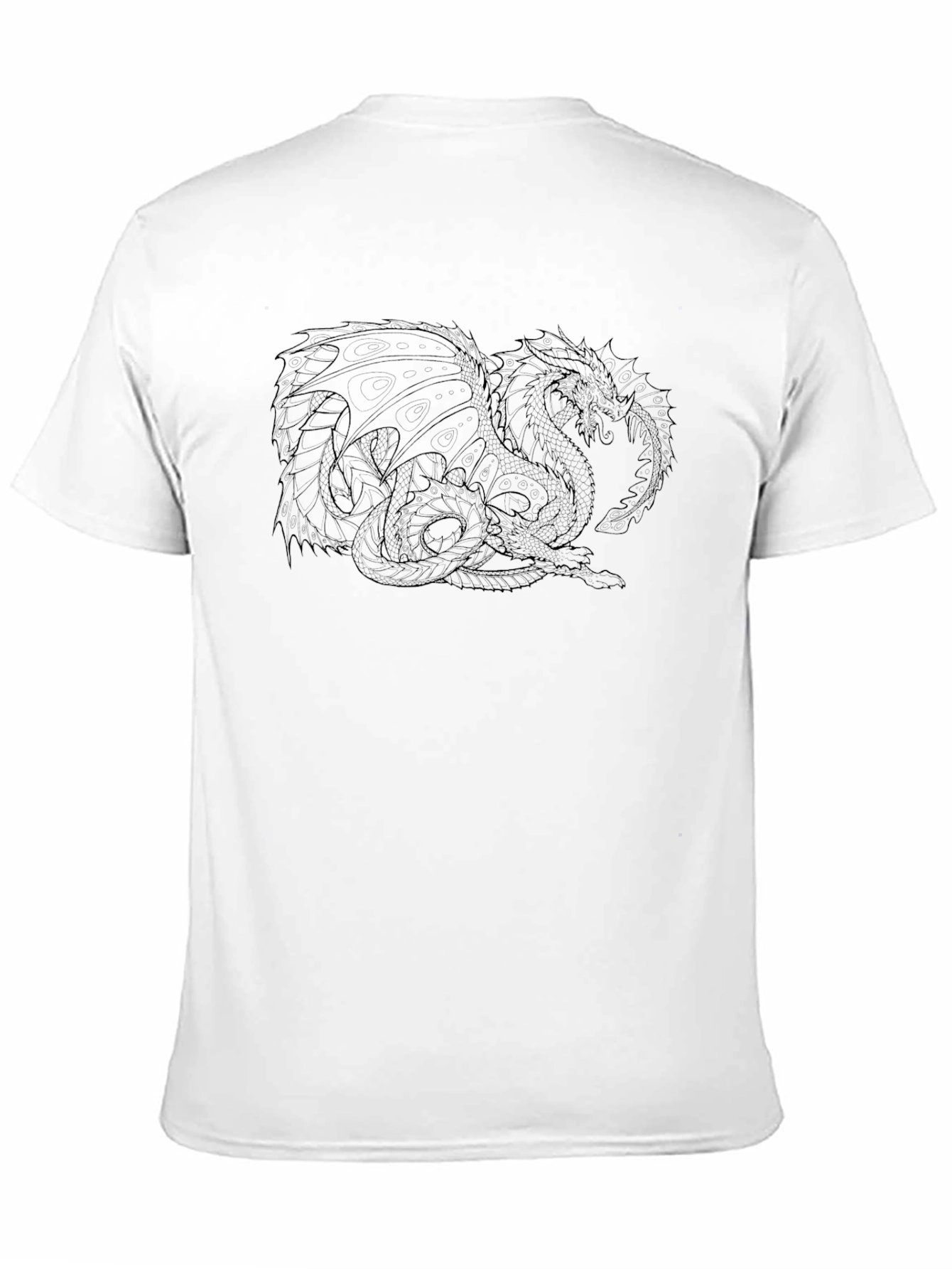 Dragon Graphic T-Shirt - Black Tee