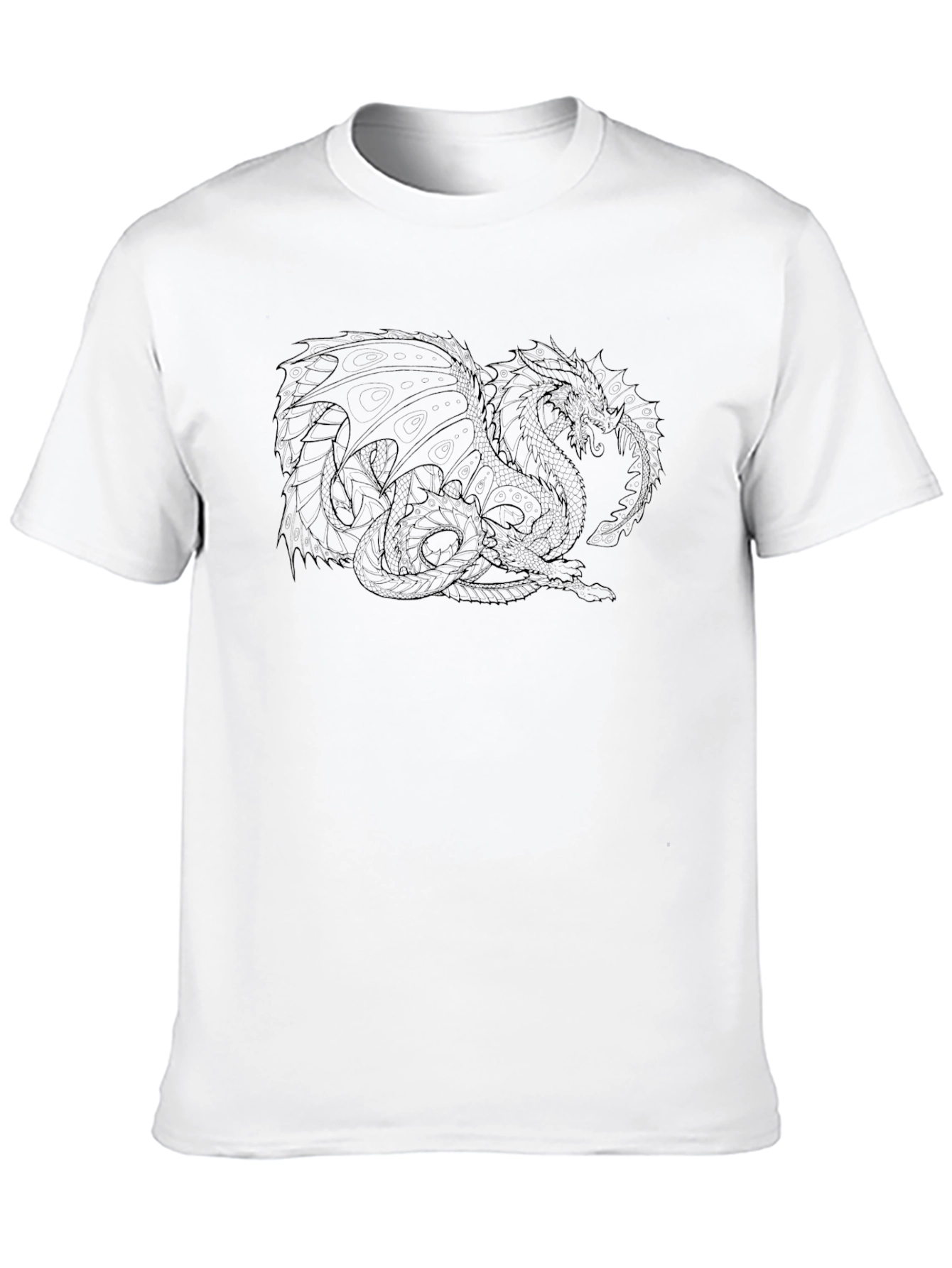 Dragon Graphic T-Shirt - Black Tee