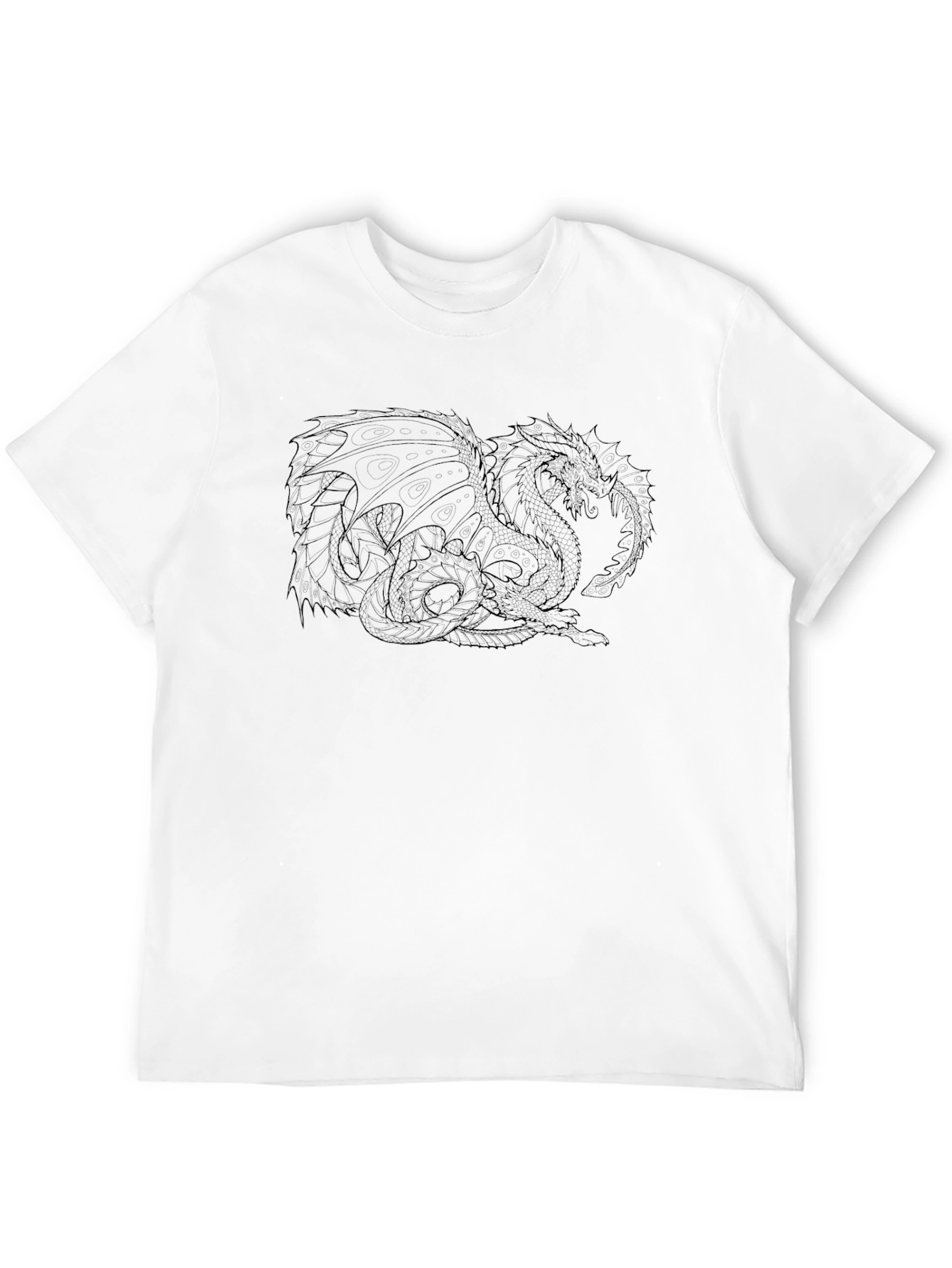 Dragon Graphic T-Shirt - Black Tee