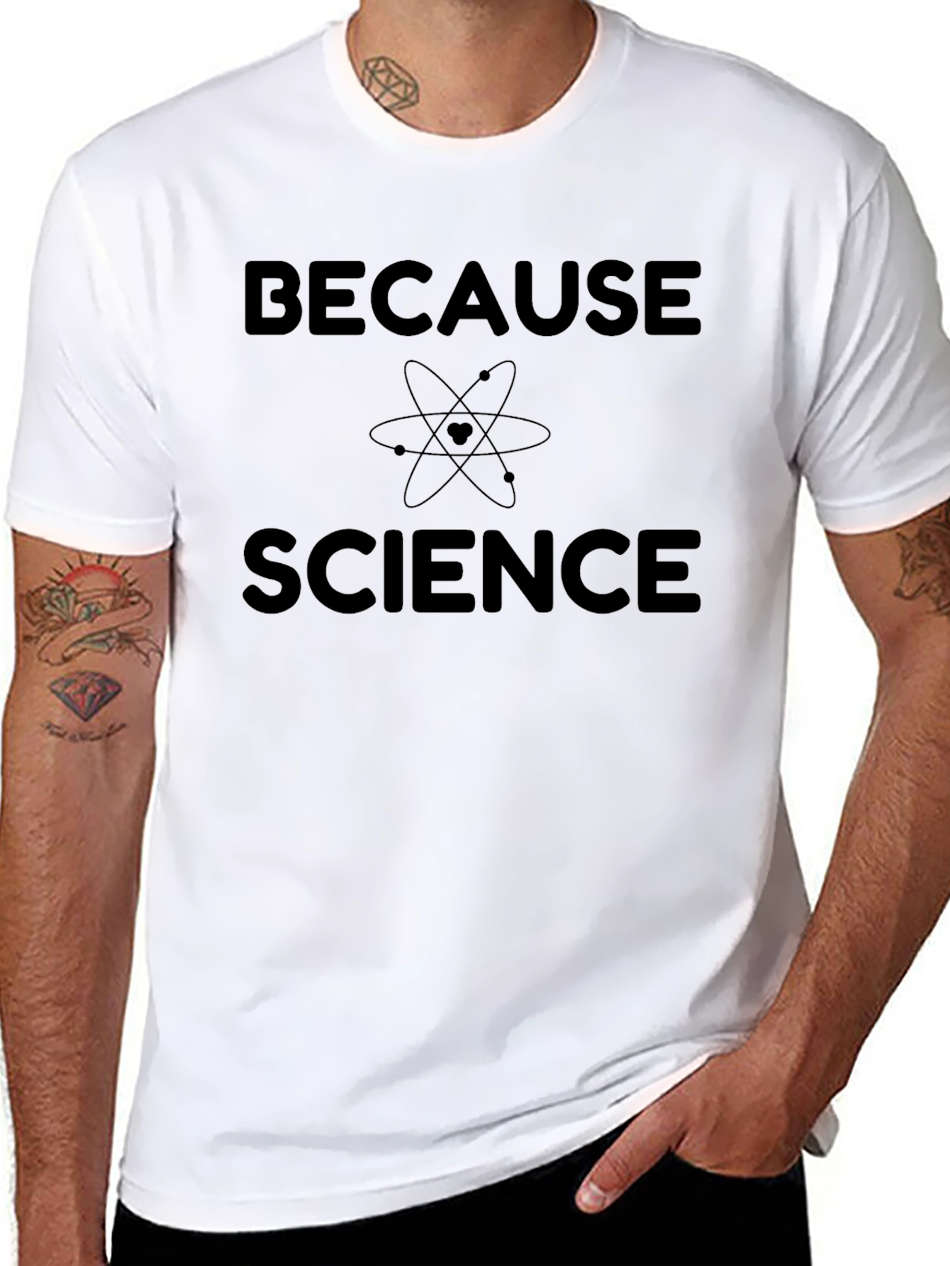 Because Science T-Shirt - Atom Graphic Tee