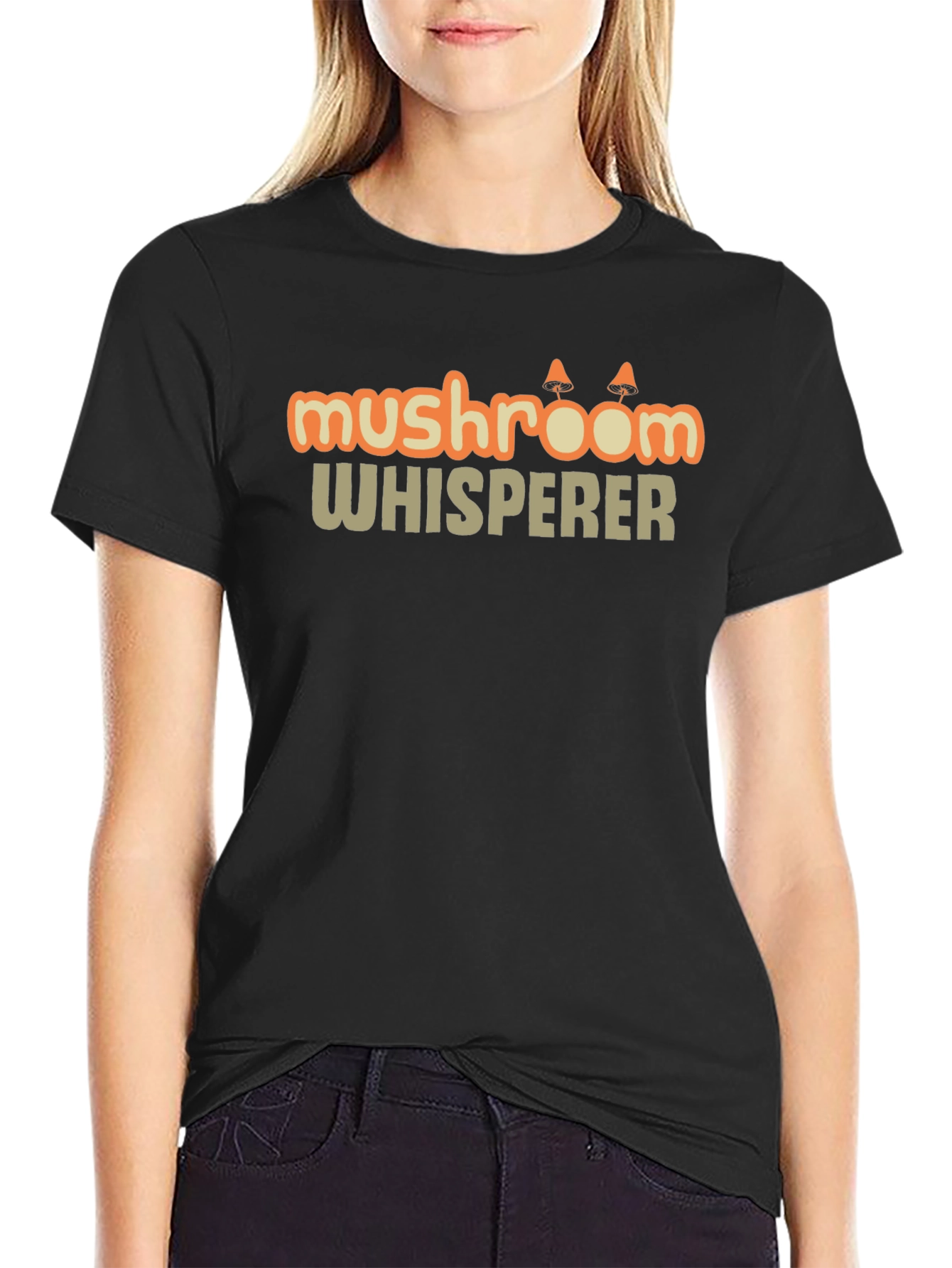 Mushroom Whisperer Graphic T-Shirt Fun Nature Tee