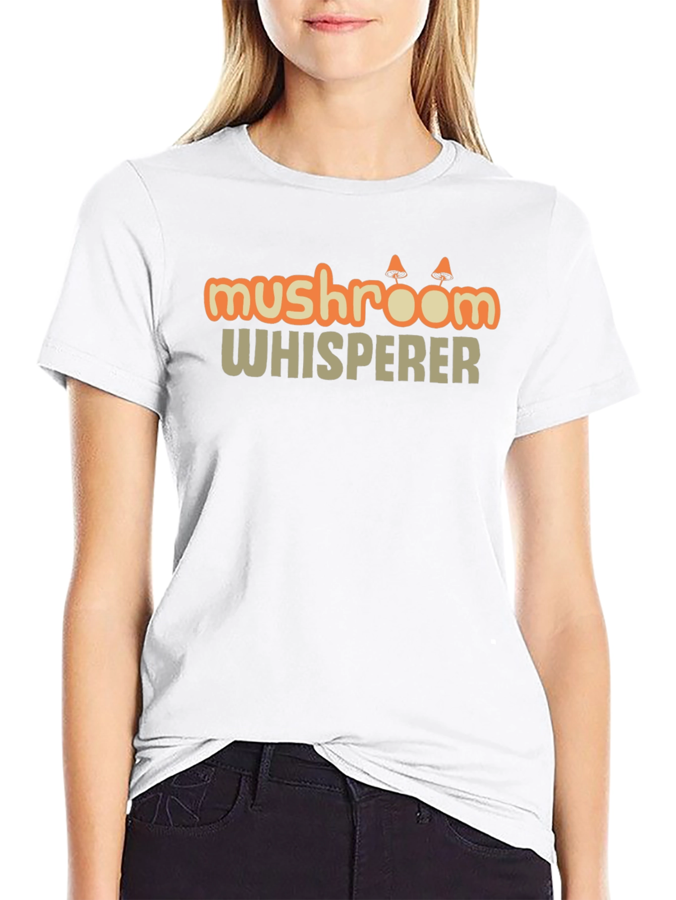 Mushroom Whisperer Graphic T-Shirt Fun Nature Tee