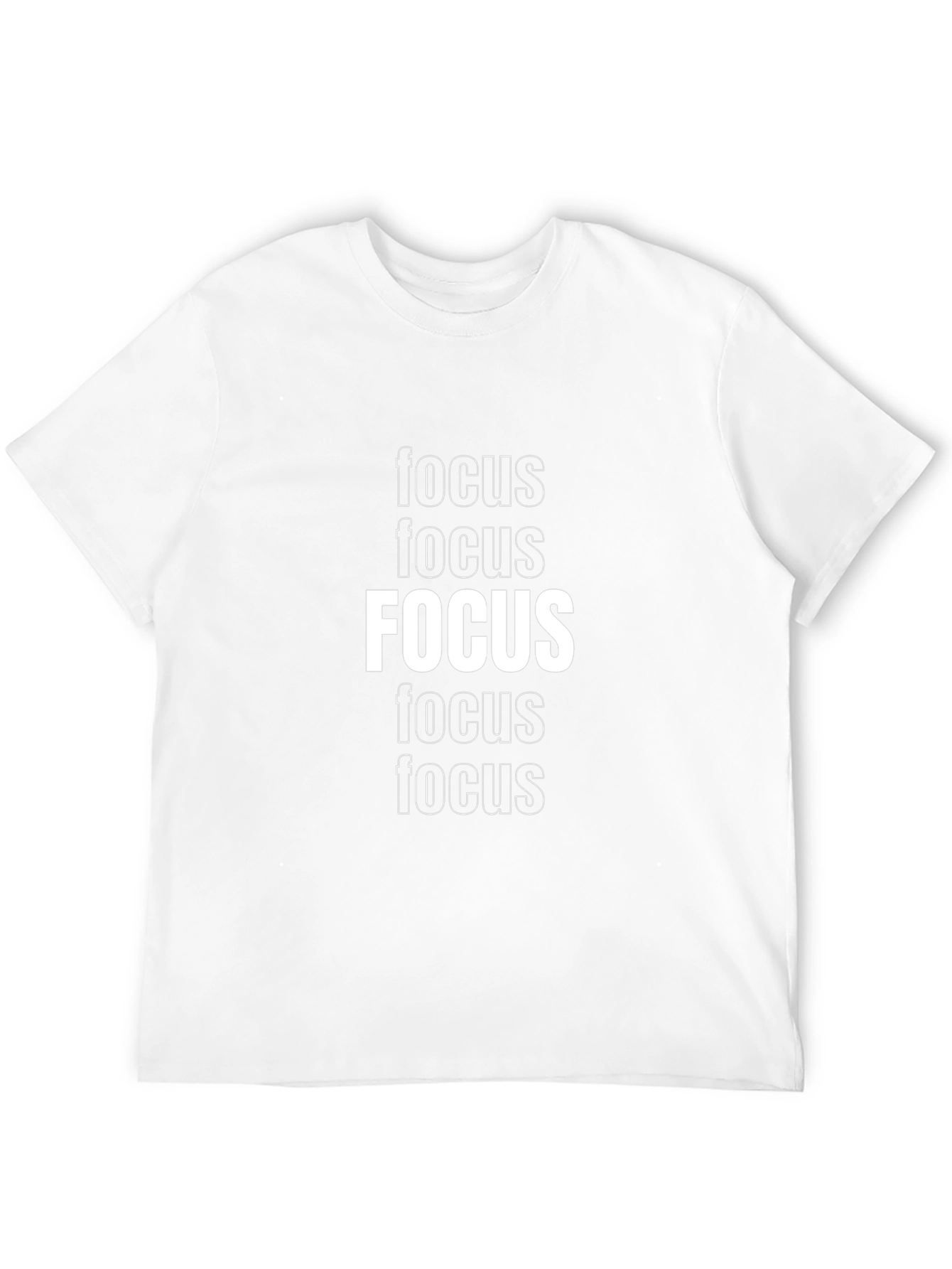 Focus Graphic Tee - Stylish Motivation T-Shirt