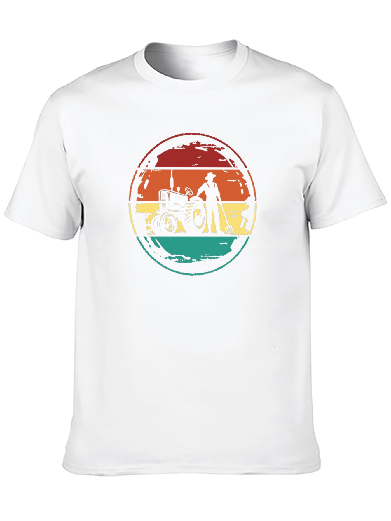 Retro Farmer Tractor Graphic Tee
