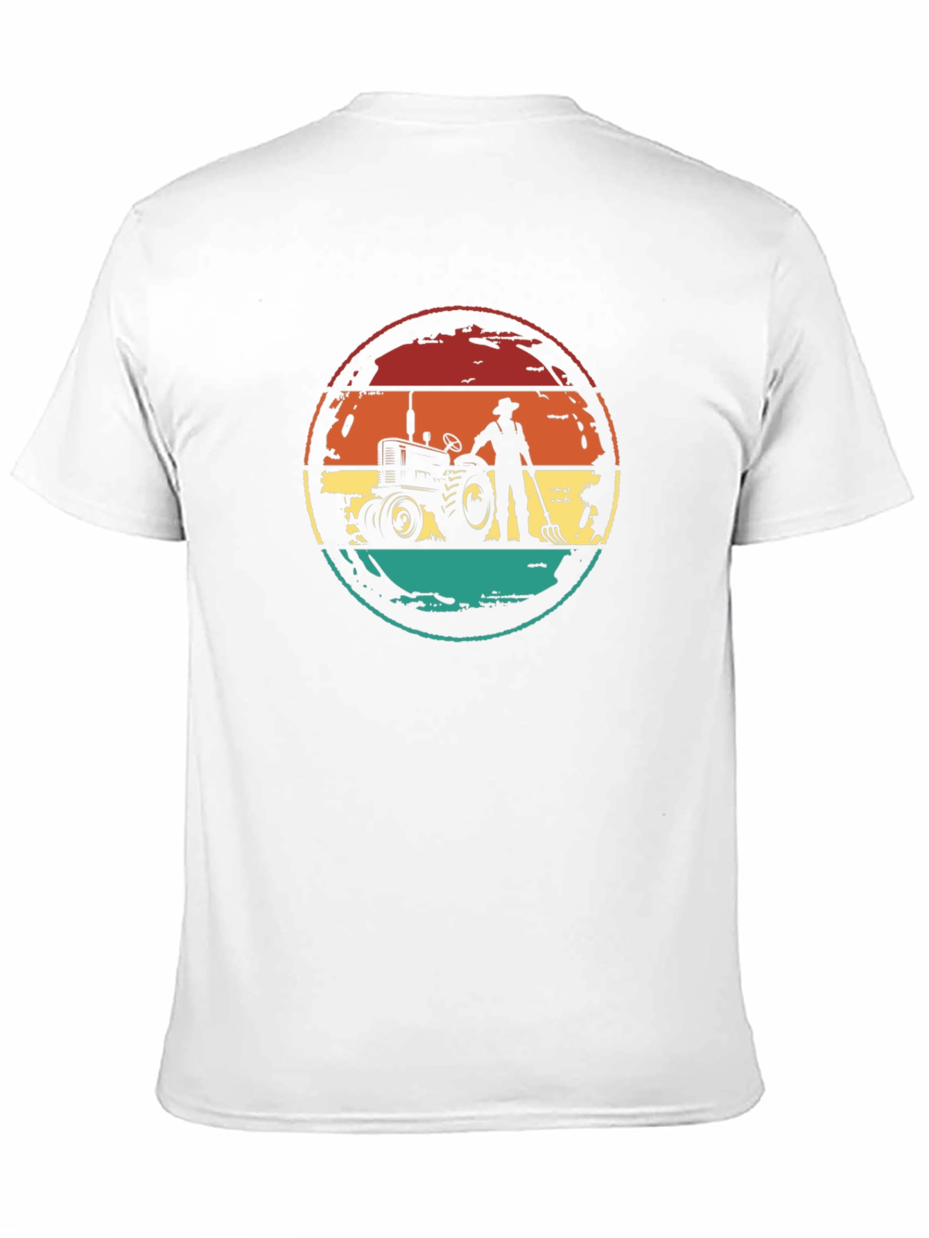 Retro Farmer Tractor Graphic Tee