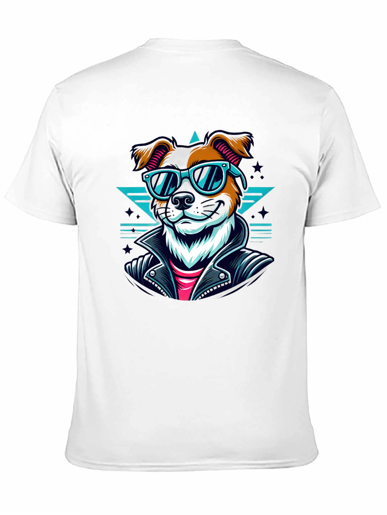 Cool Dog Graphic Tee - Black