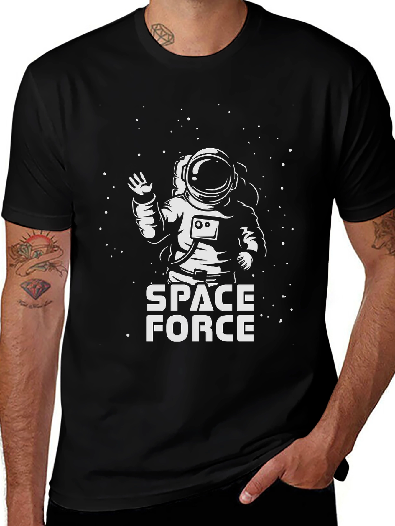 Space Force T-Shirt - Astronaut Design