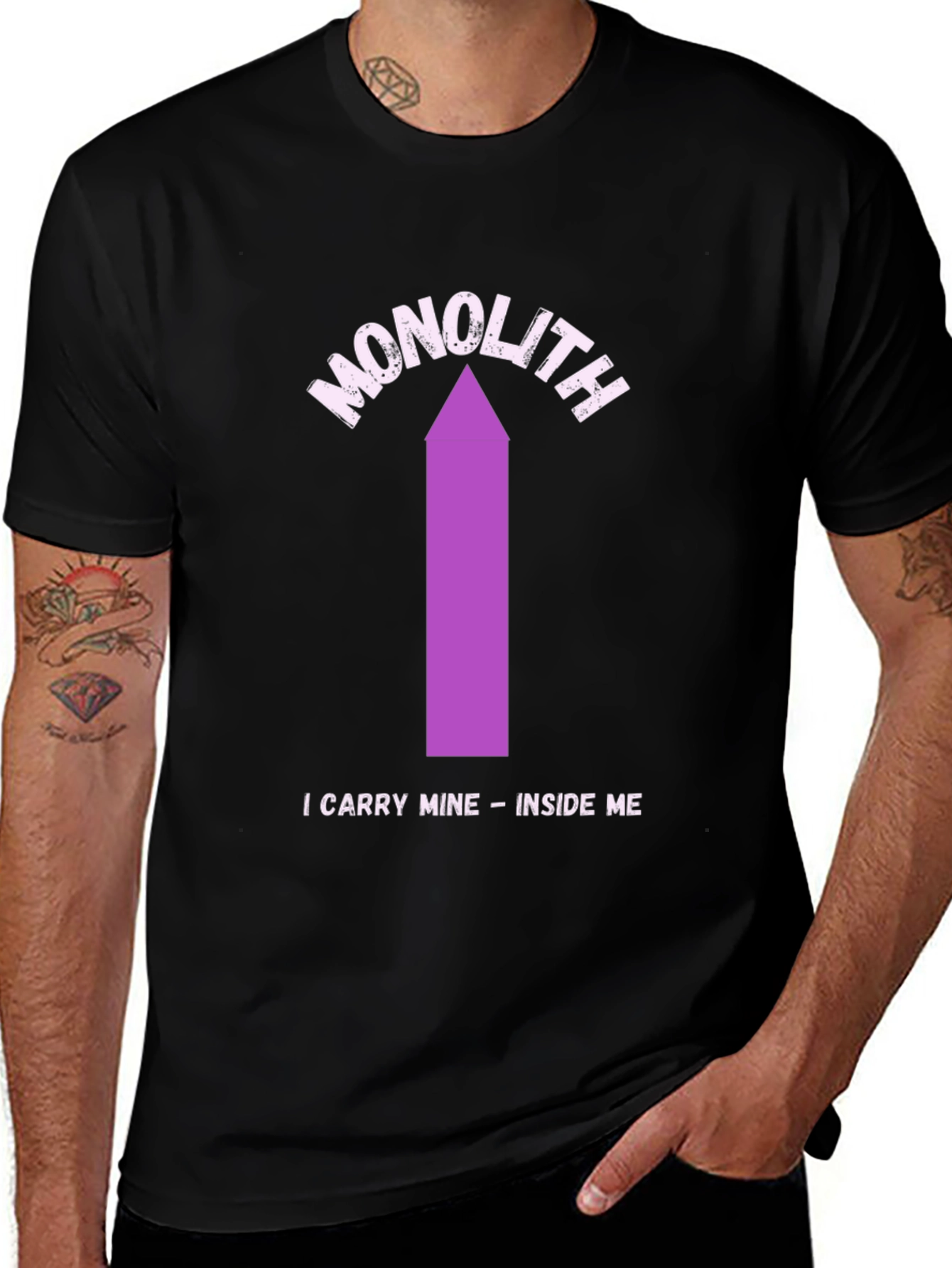 Monolith Inside Me Black T-Shirt