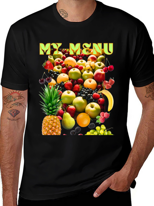 Fruit My Menu Graphic T-Shirt