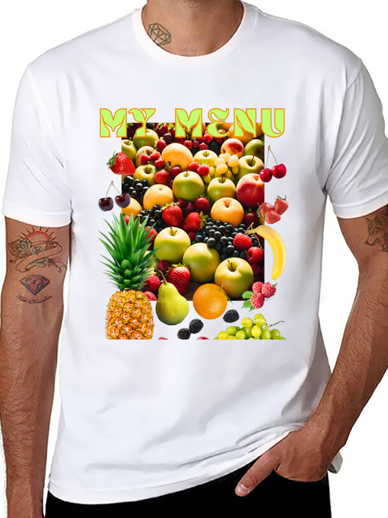 Fruit My Menu Graphic T-Shirt
