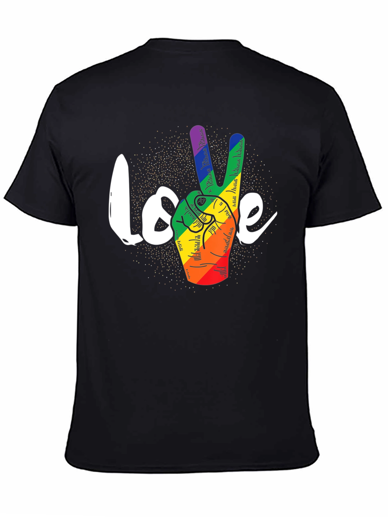 Love Peace LGBT Pride Graphic Tee