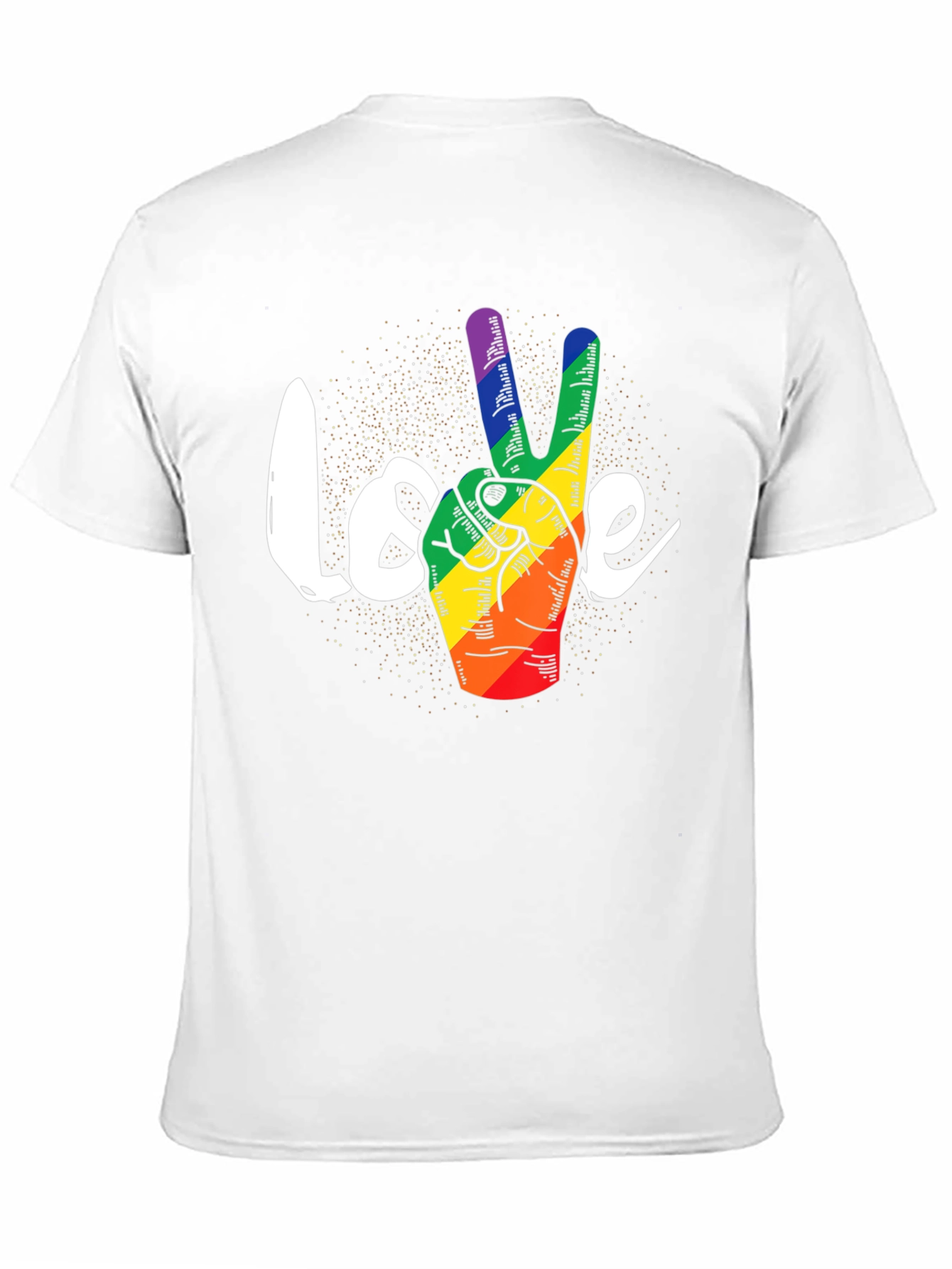 Love Peace LGBT Pride Graphic Tee