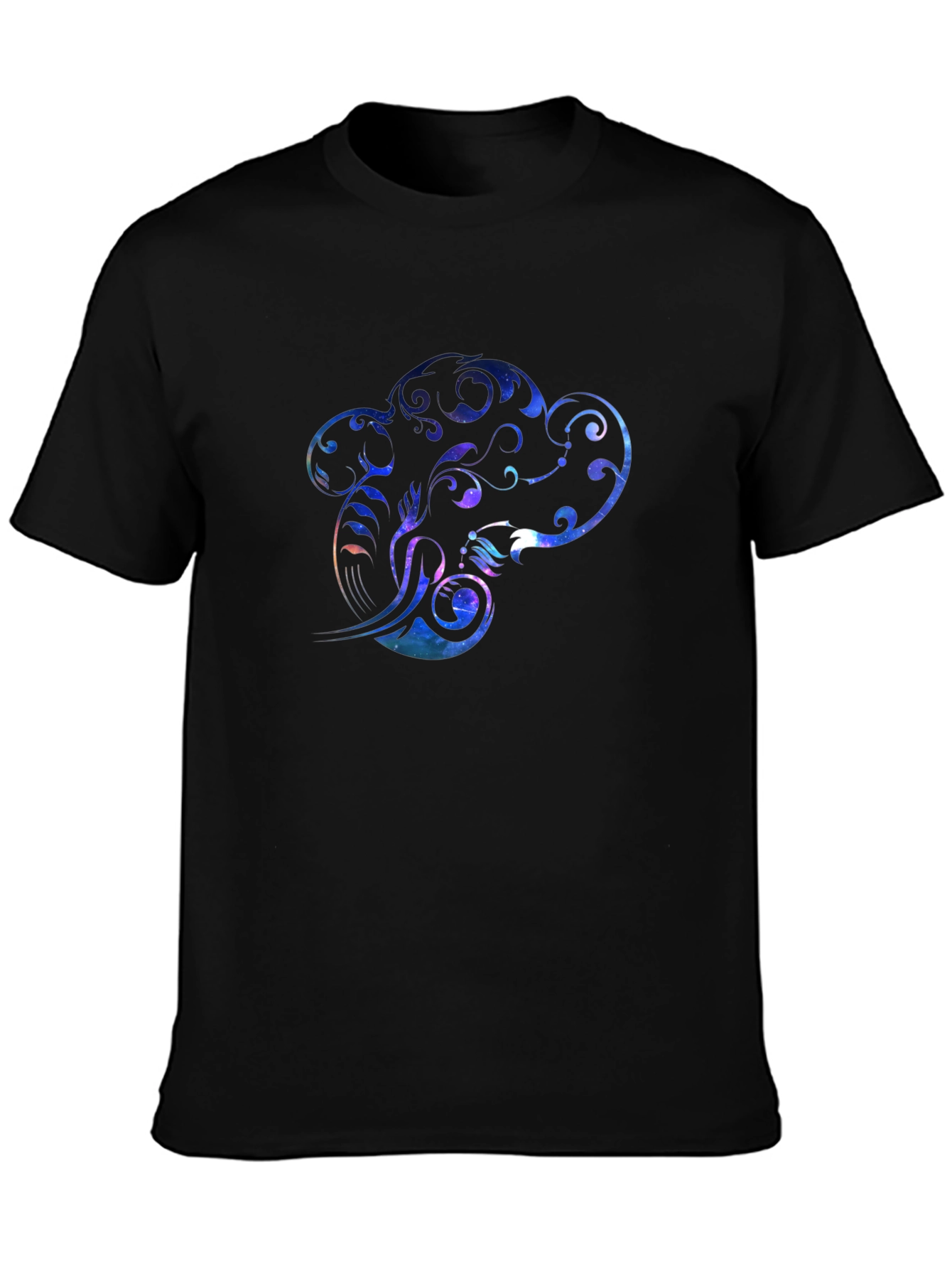 Cosmic Chef Hat Graphic Tee - Black