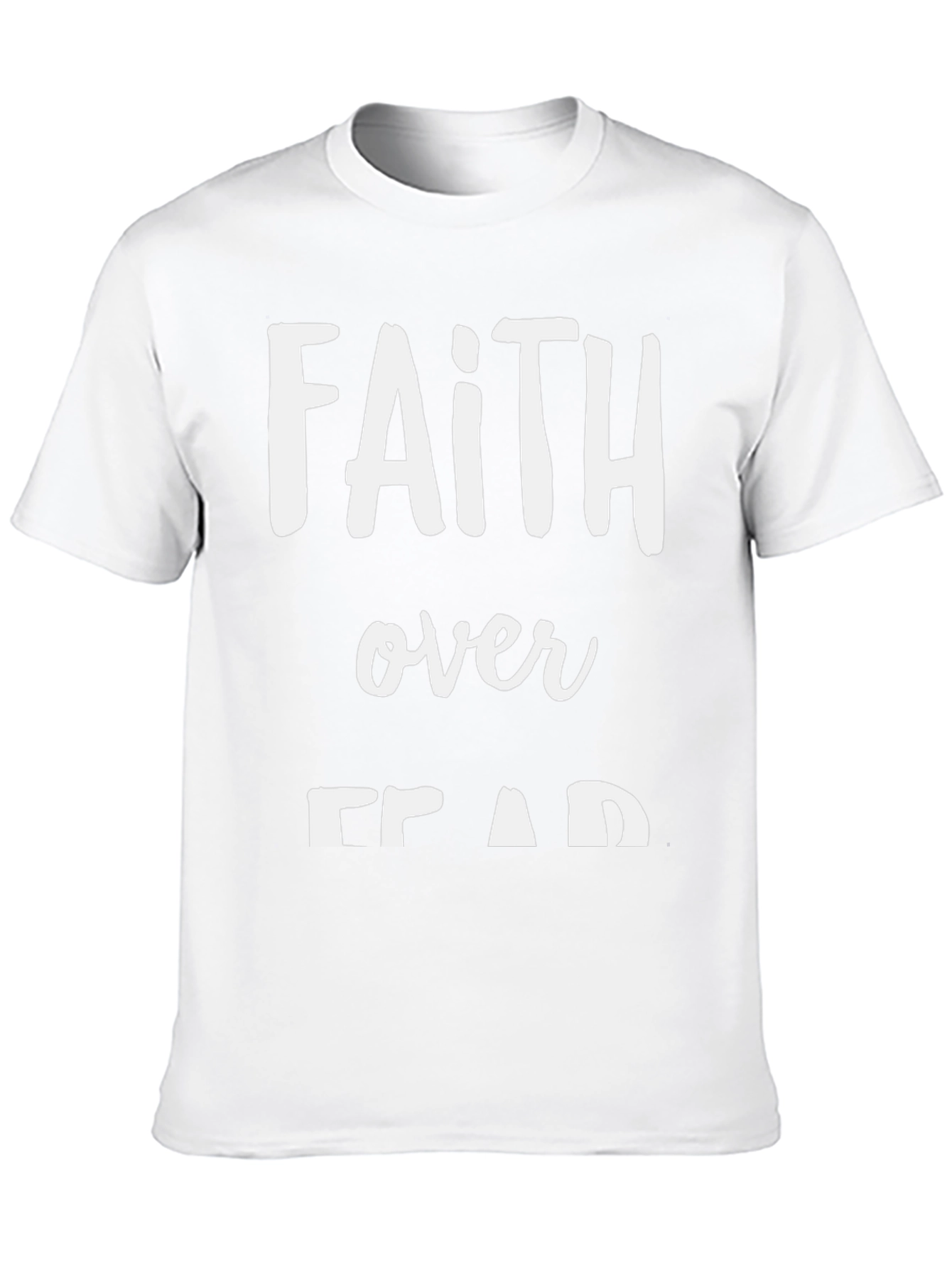 Faith Over Fear Graphic Tee - Black T-Shirt