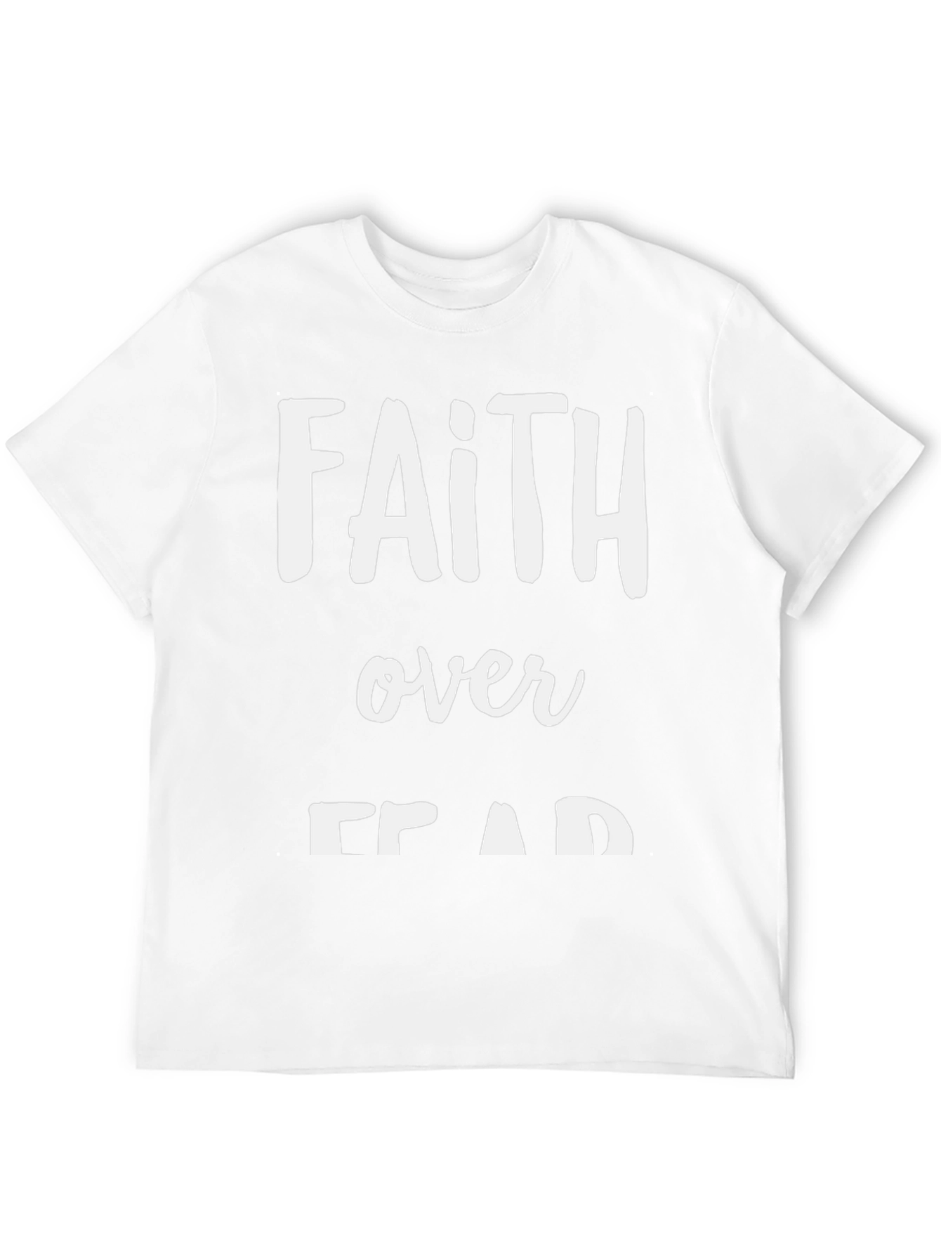 Faith Over Fear Graphic Tee - Black T-Shirt