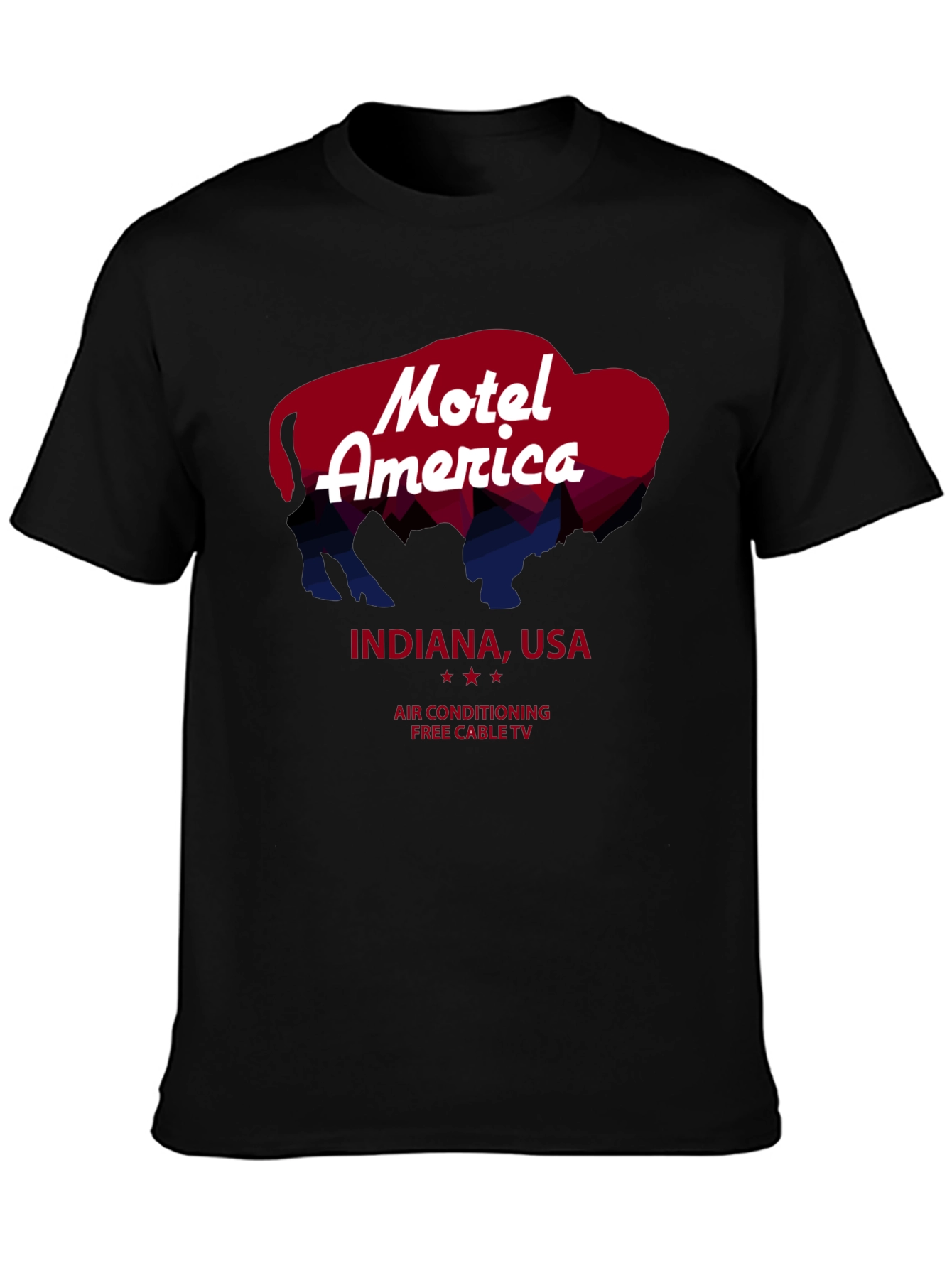 Motel America Indiana USA Graphic T-Shirt