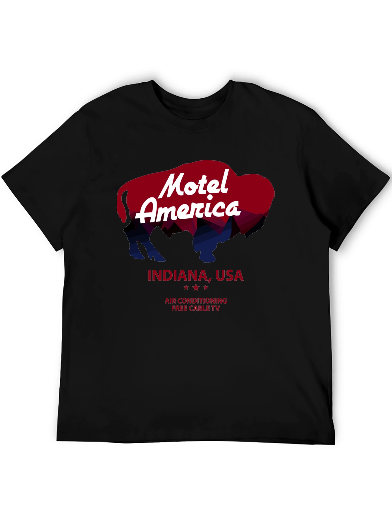 Motel America Indiana USA Graphic T-Shirt