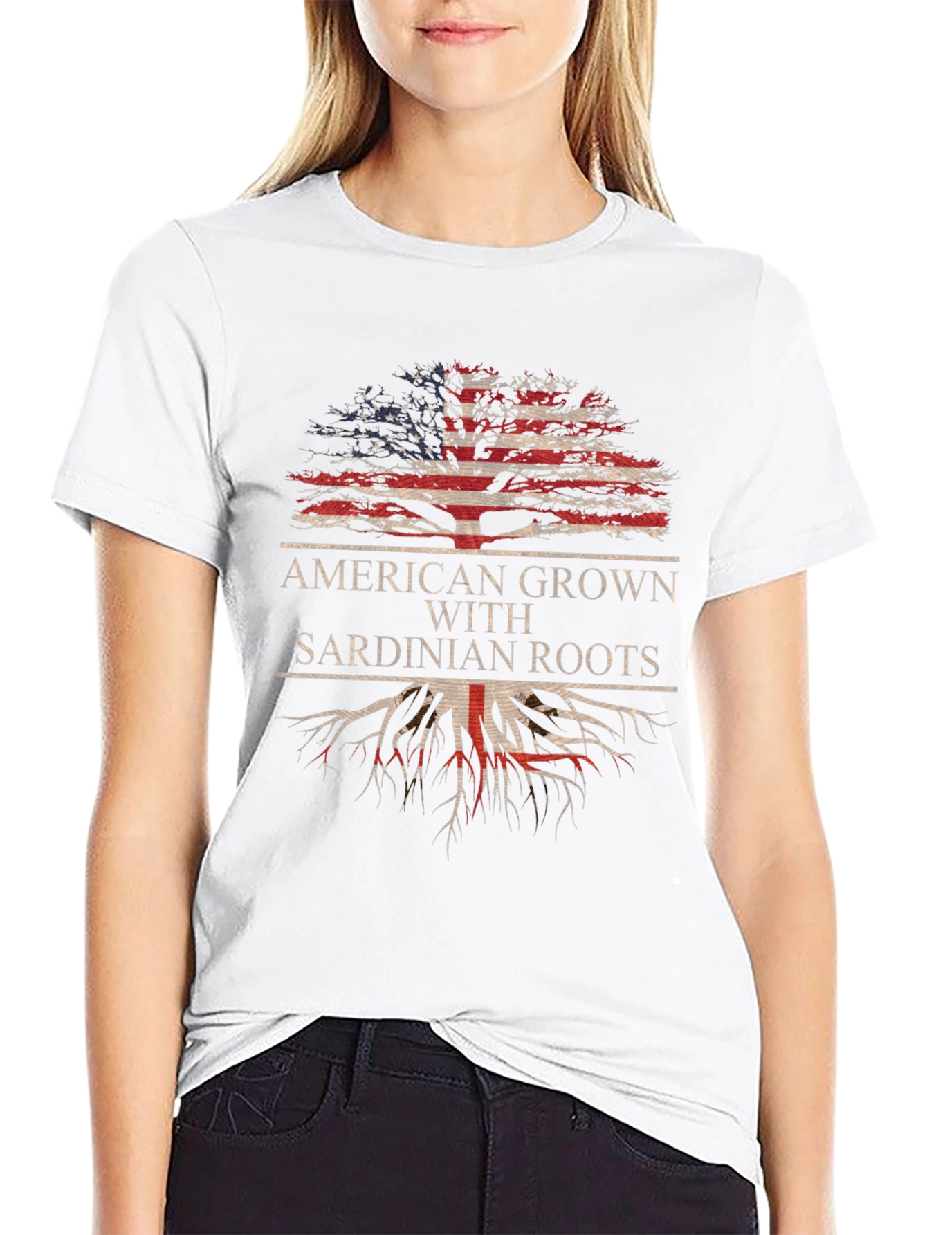 American Grown Sardinian Roots T-Shirt