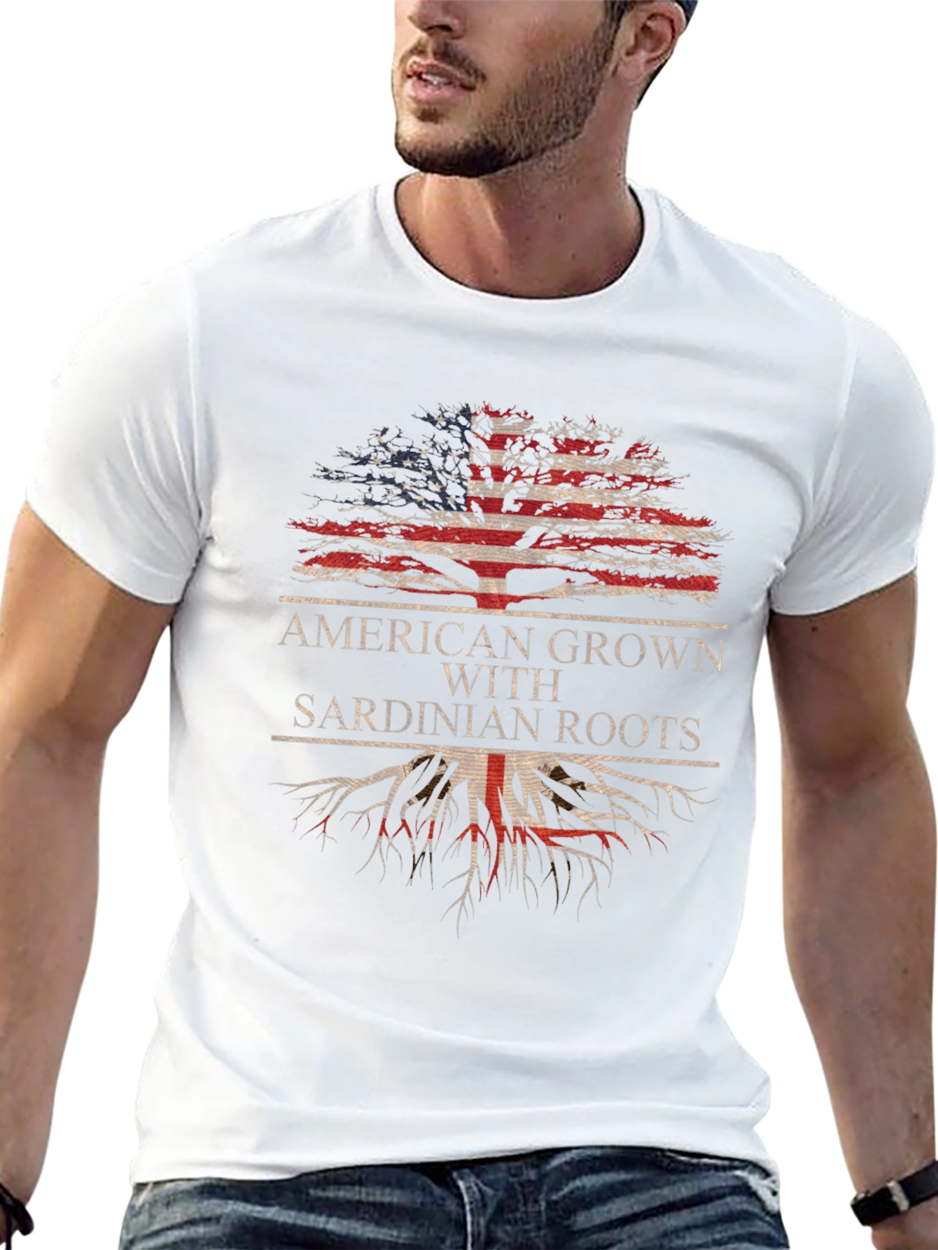 American Grown Sardinian Roots T-Shirt