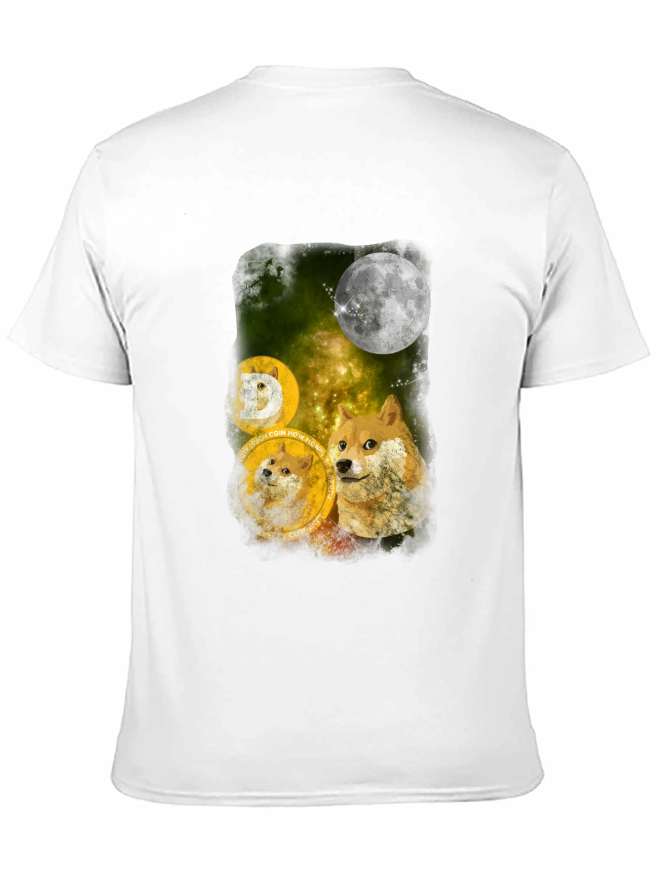 Dogecoin to the Moon Graphic Tee - Crypto Hype!