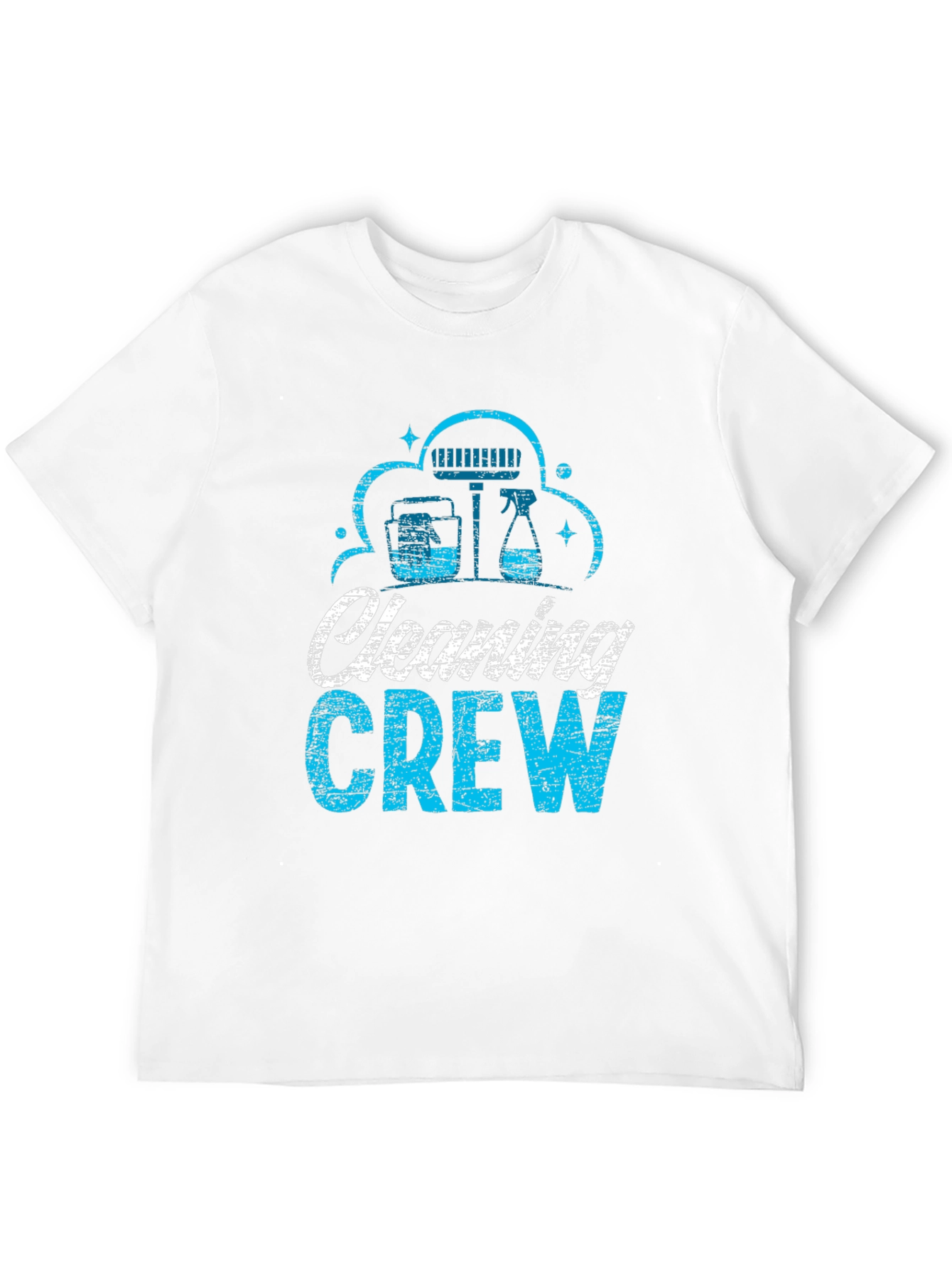 Cleaning Crew Graphic T-Shirt - Black