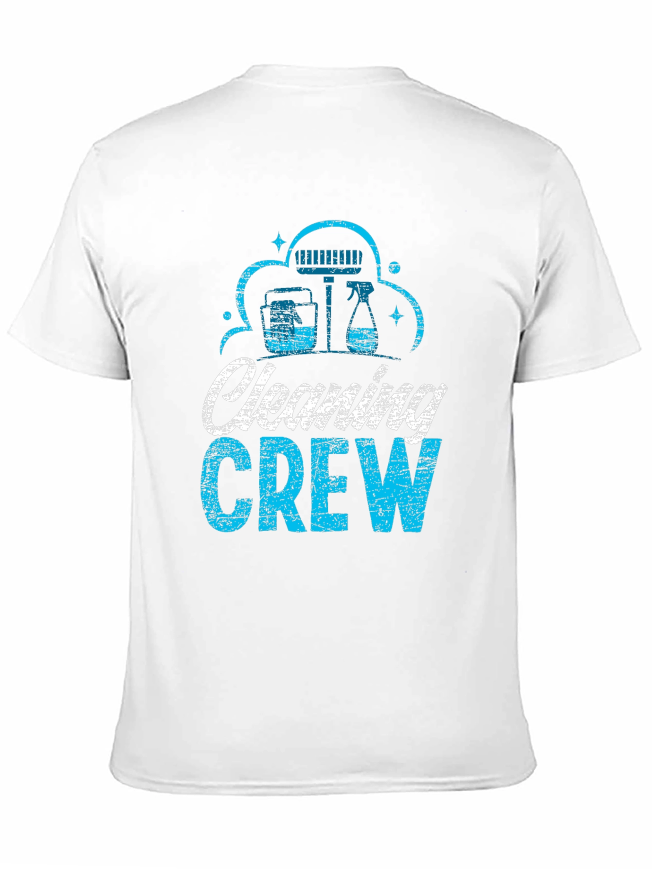 Cleaning Crew Graphic T-Shirt - Black