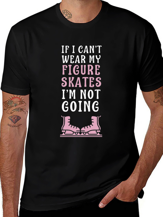 Figure Skates Graphic Tee - Skating Lover T-Shirt