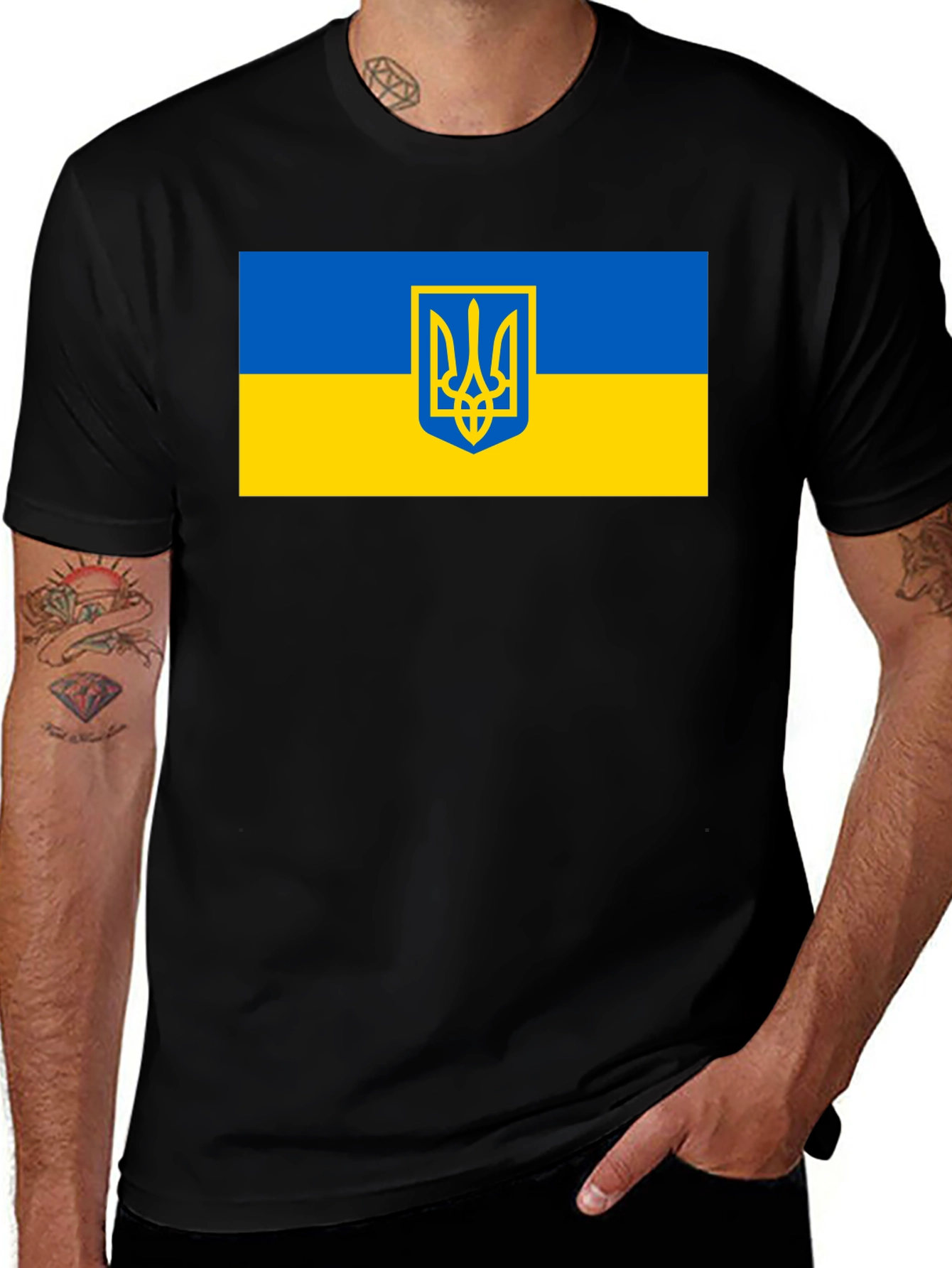 Ukraine Flag T-Shirt - National Pride Tee