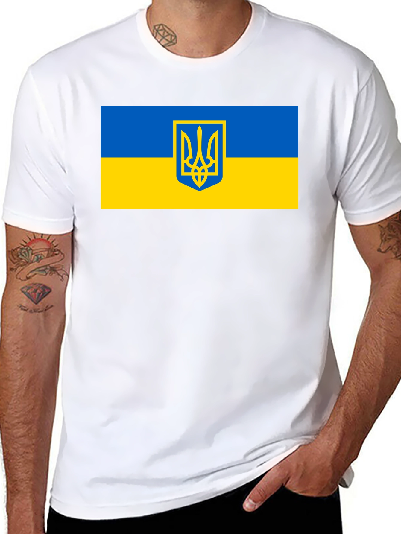Ukraine Flag T-Shirt - National Pride Tee