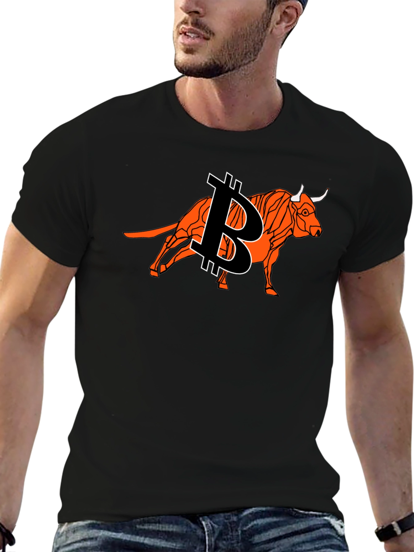 Bitcoin Bull T-Shirt - Crypto Design