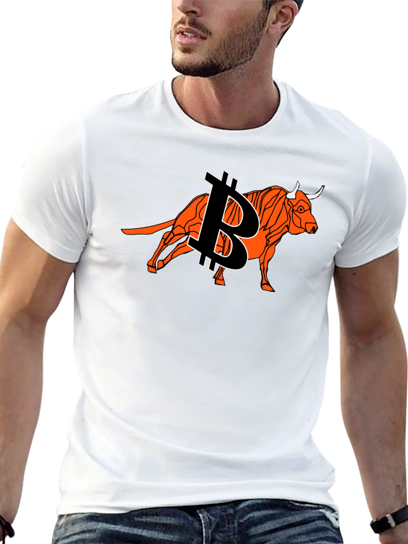 Bitcoin Bull T-Shirt - Crypto Design