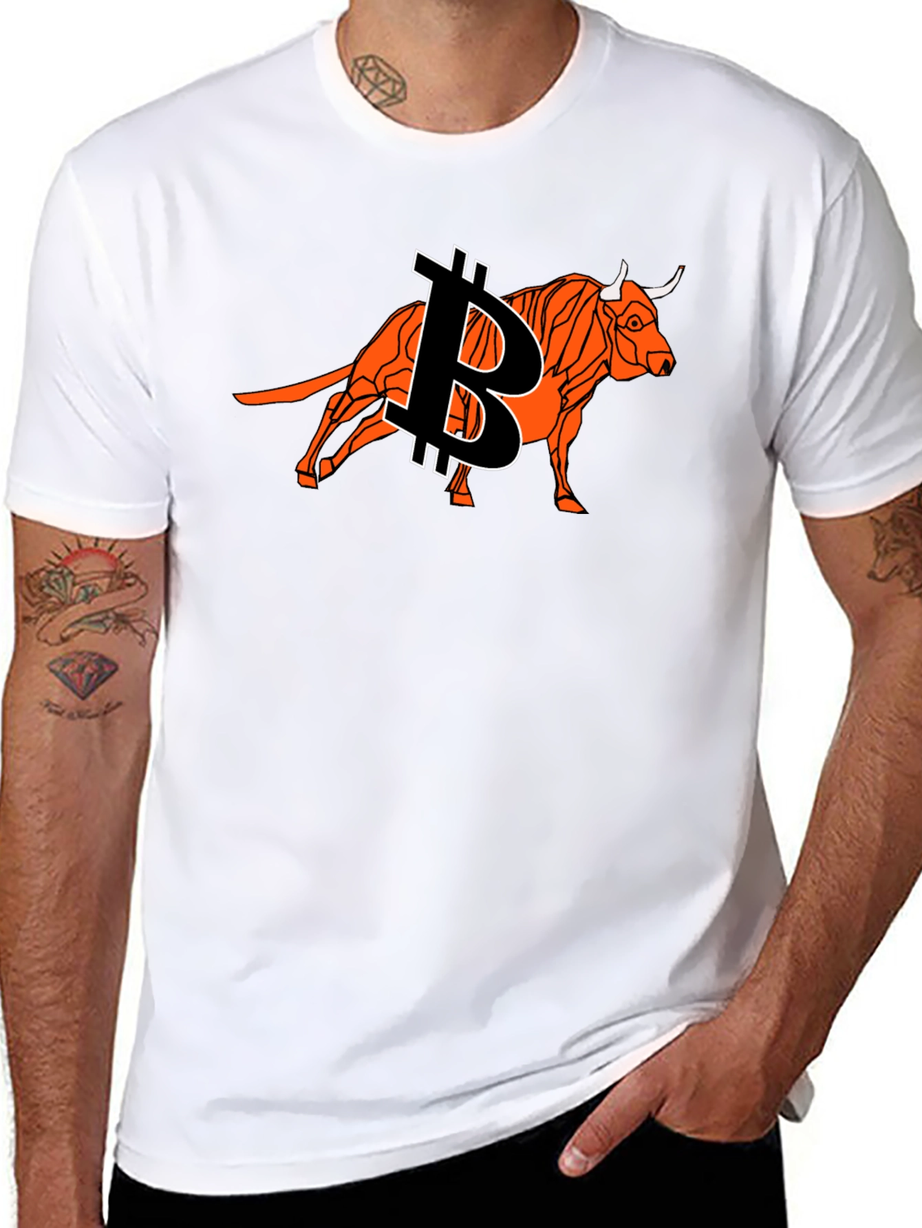 Bitcoin Bull T-Shirt - Crypto Design