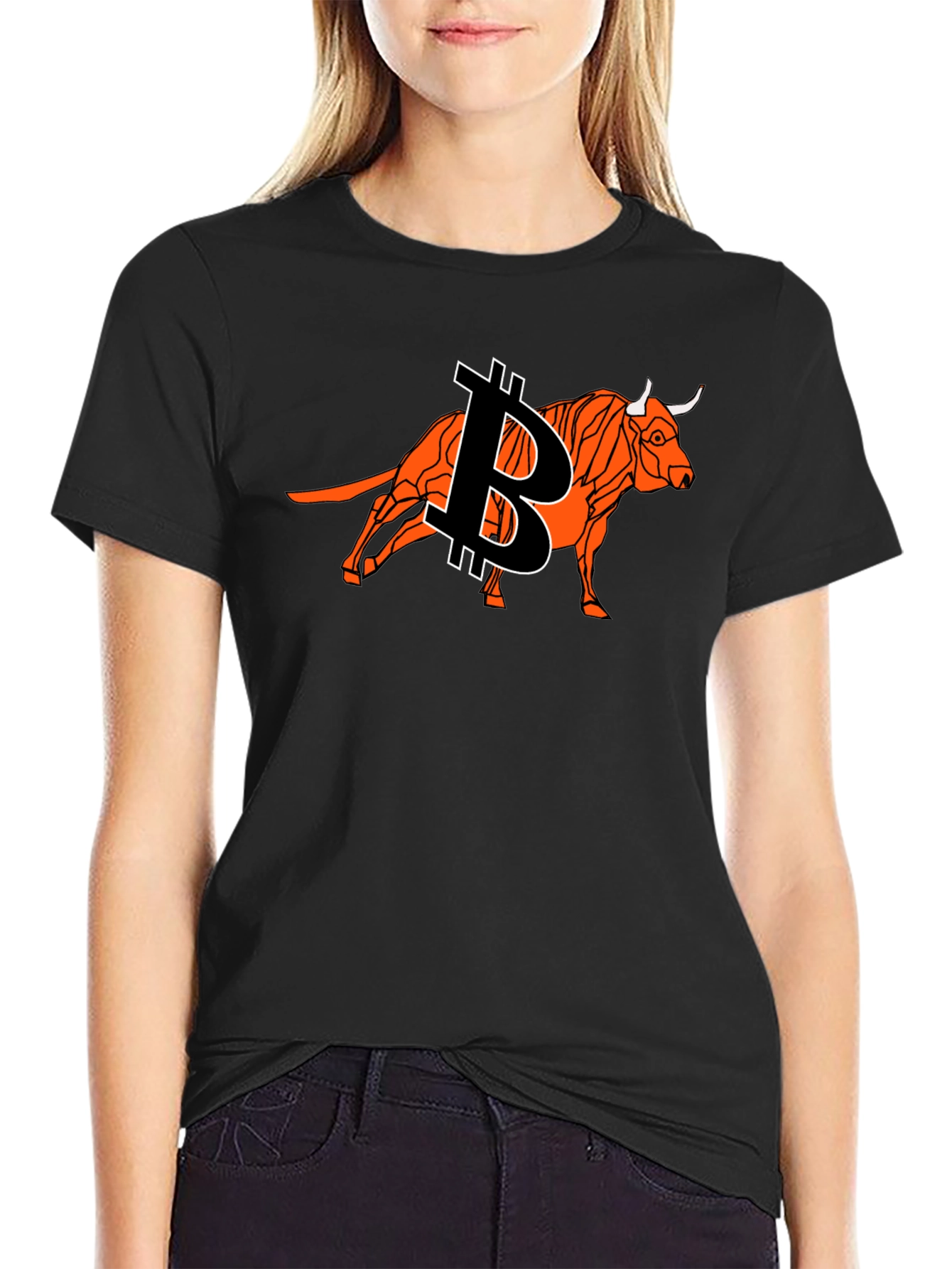 Bitcoin Bull T-Shirt - Crypto Design