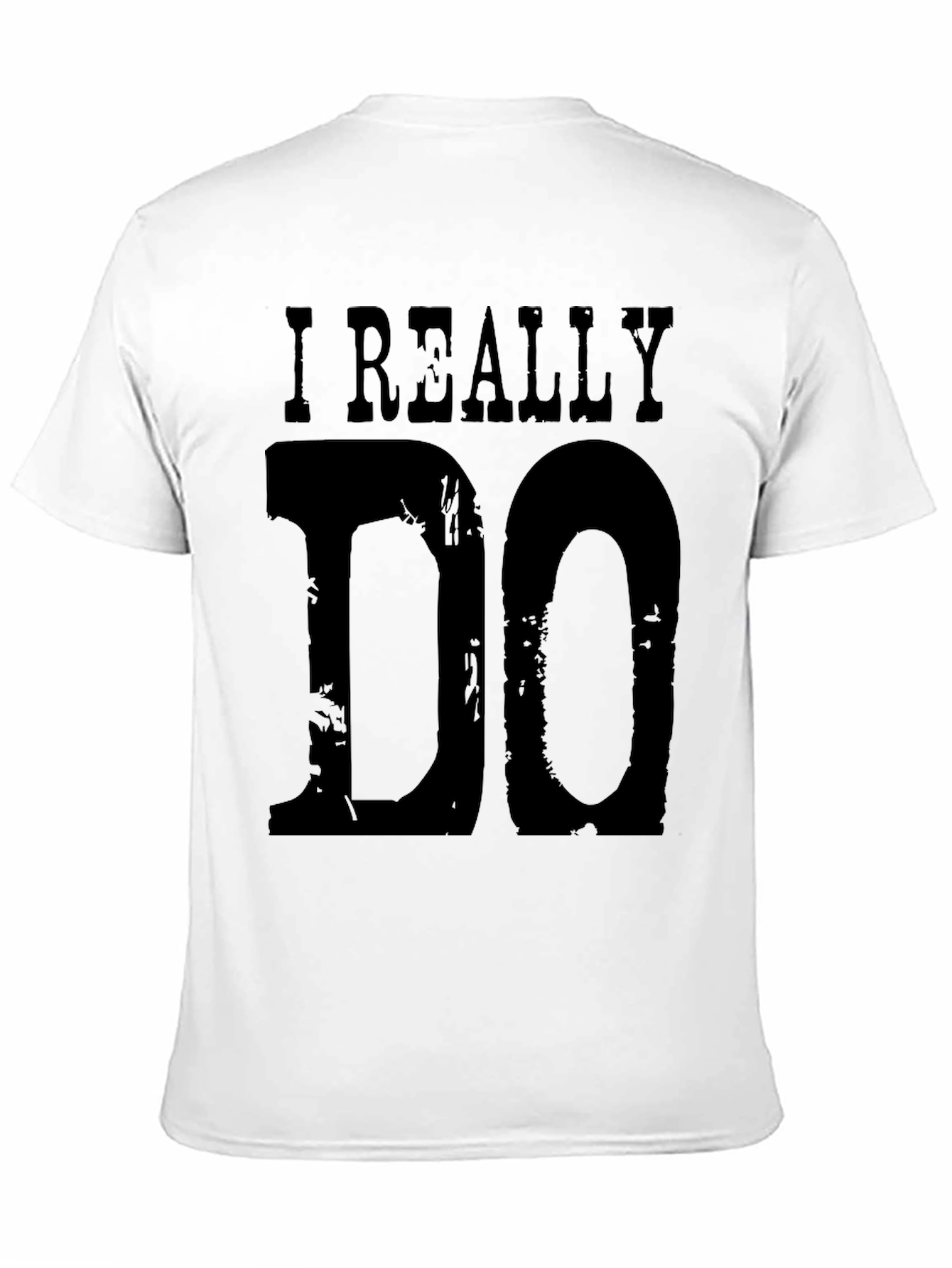 I Really Do Graphic T-Shirt - Mens Black Tee