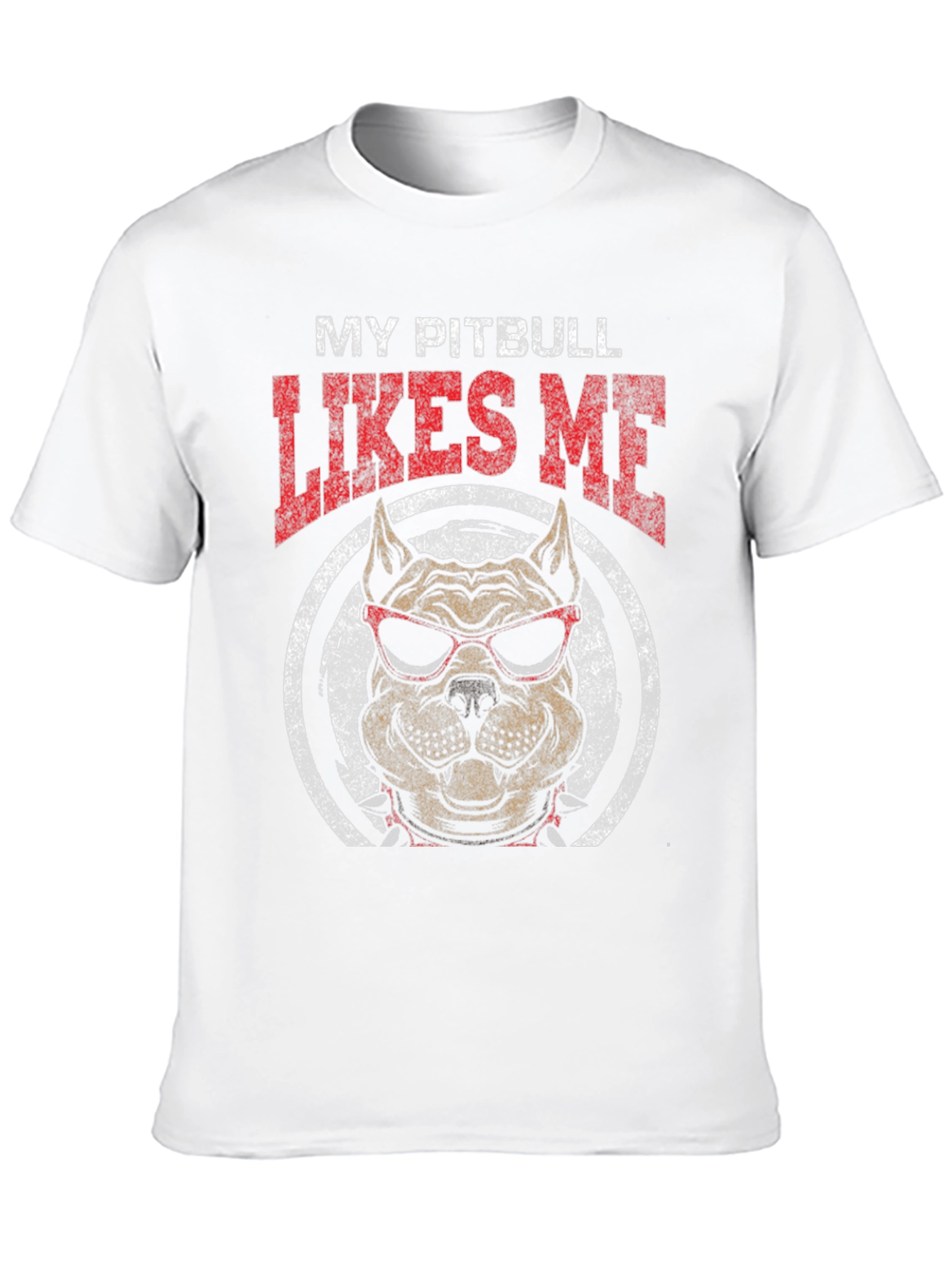 My Pitbull Likes Me Graphic T-Shirt