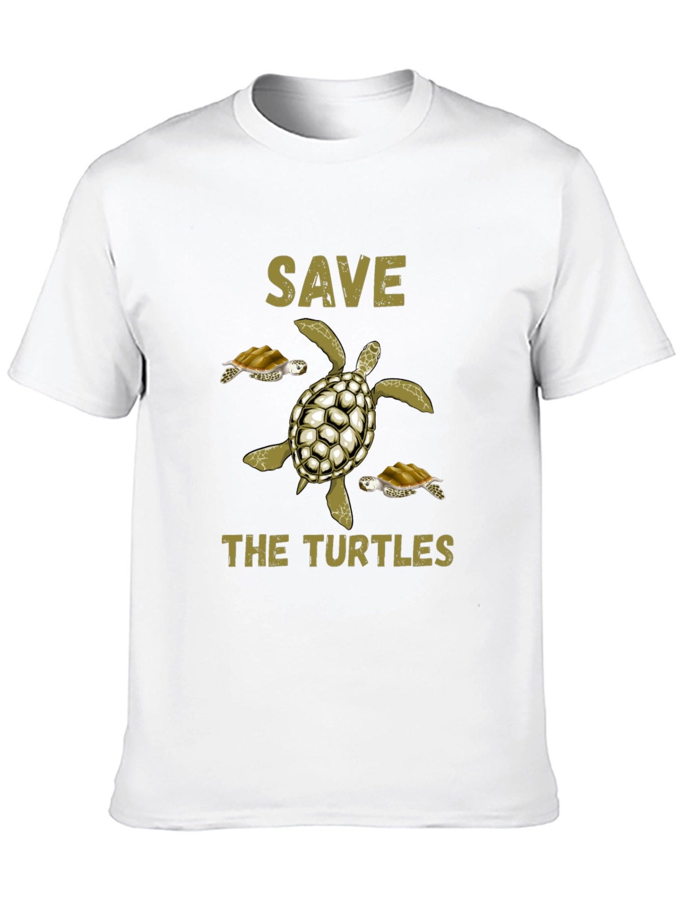 Save the Turtles Graphic Tee - Black