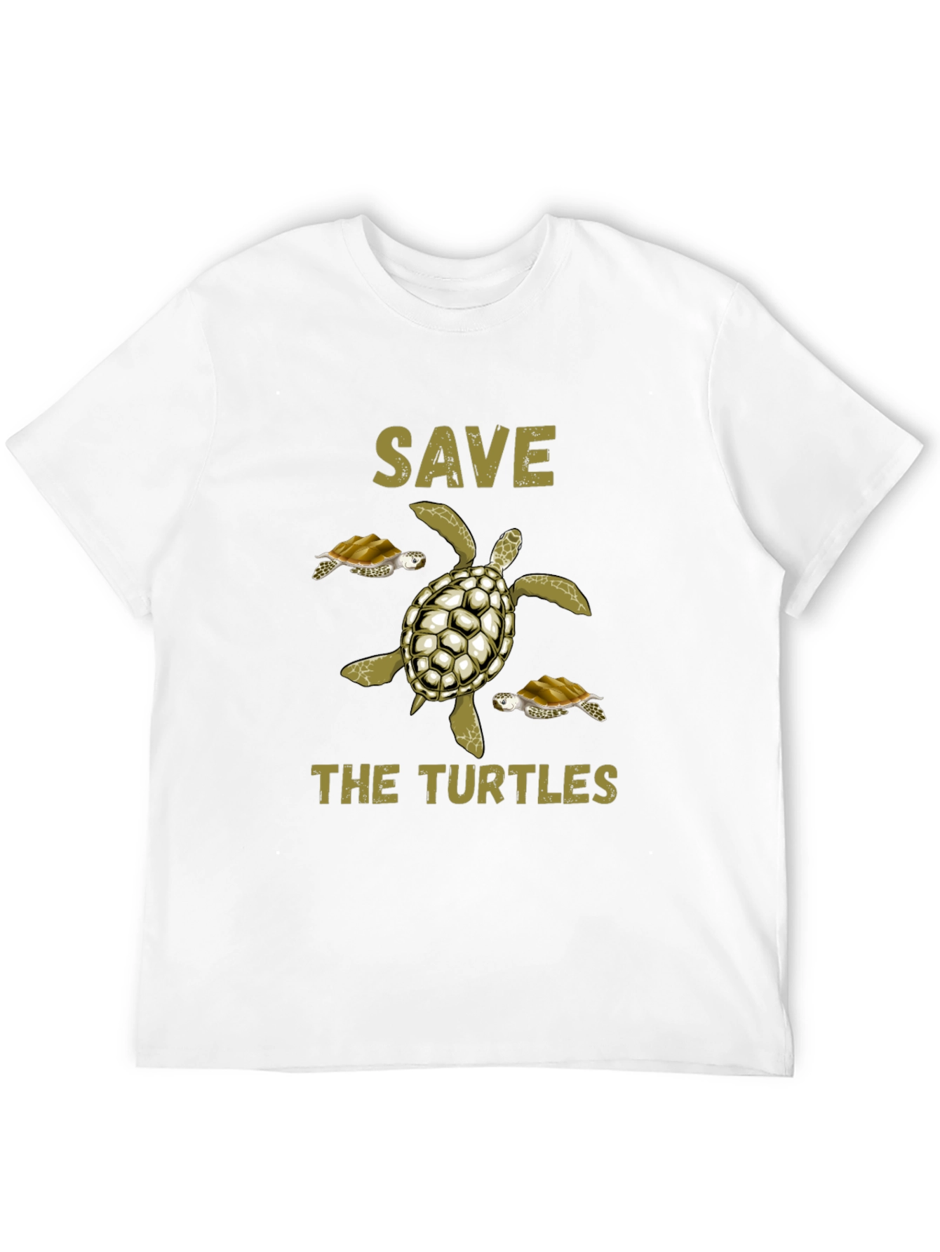 Save the Turtles Graphic Tee - Black