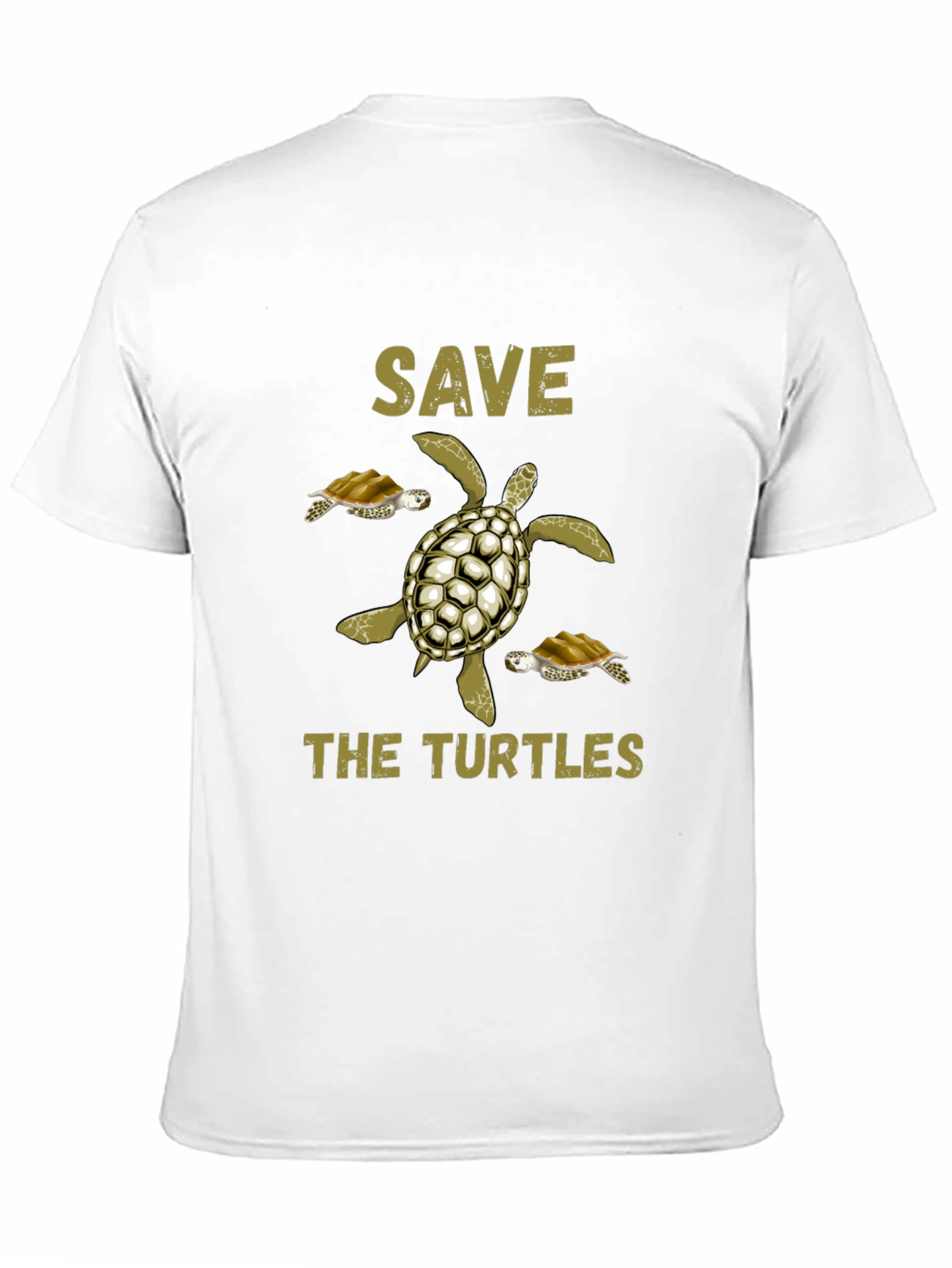 Save the Turtles Graphic Tee - Black